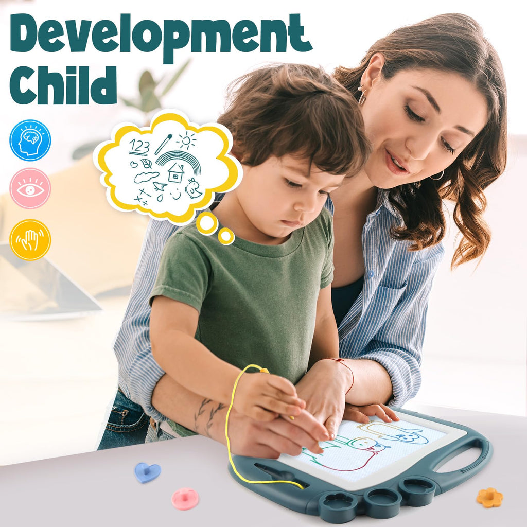 Magnetic Drawing Board, Toddler Toys for Age 1 2 3 Boys Girls, Toddler Drawing Board, Birthday Easter Christmas Halloween Kids Toy Gifts for Boys and Girls