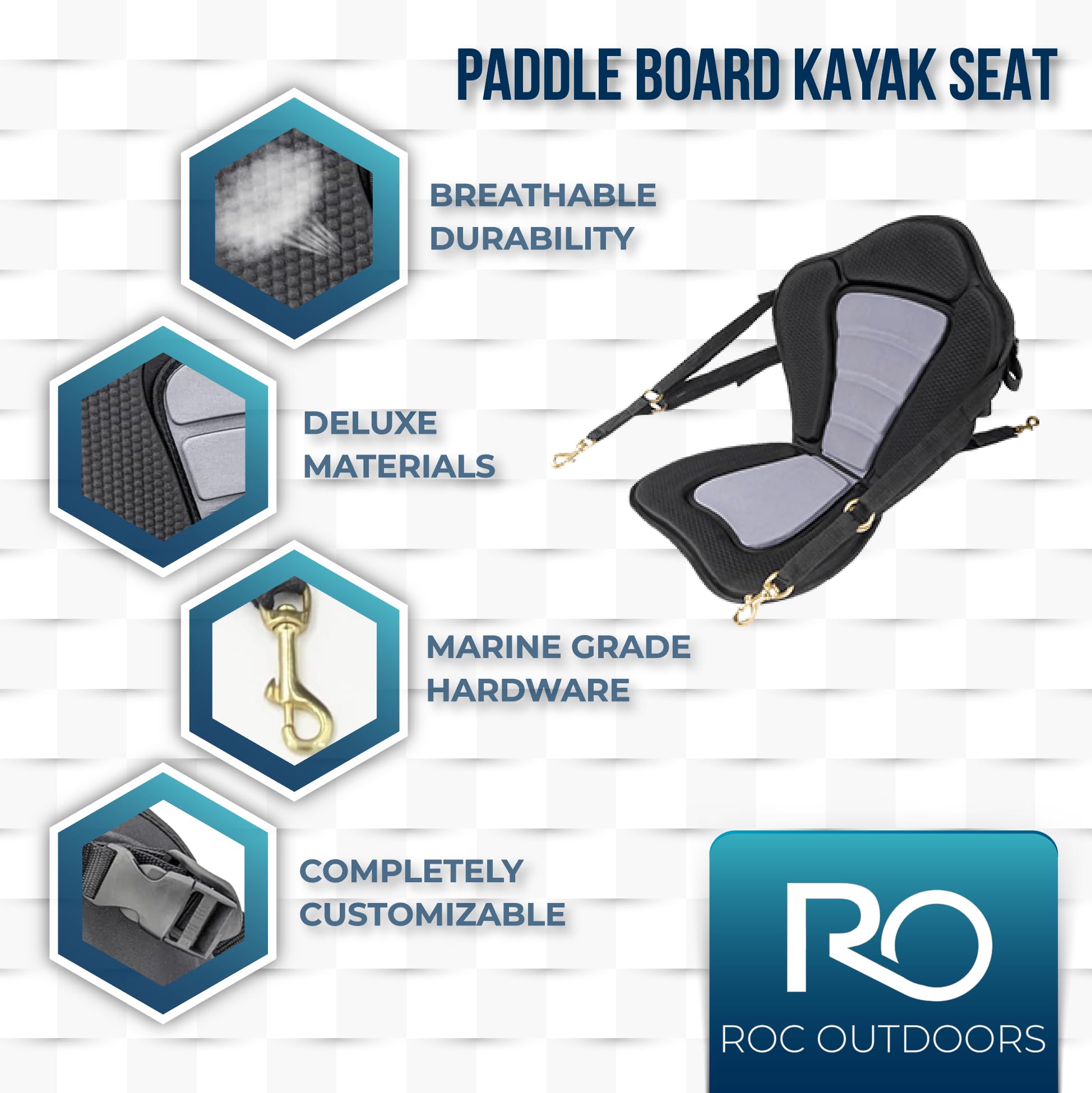 Roc Inflatable Stand Up Paddle Board 10' 6" with Premium SUP Paddle Board Accessories, Wide Stable Design, Non-Slip Comfort Deck for Youth & Adults