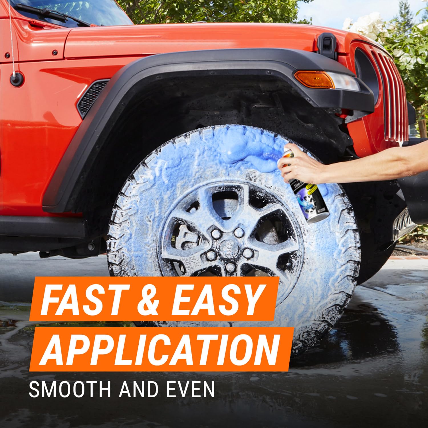 Armor All Extreme Tire Shine Spray , Tire Cleaner and Shine, 22 Fl Oz Each, 6 Pack
