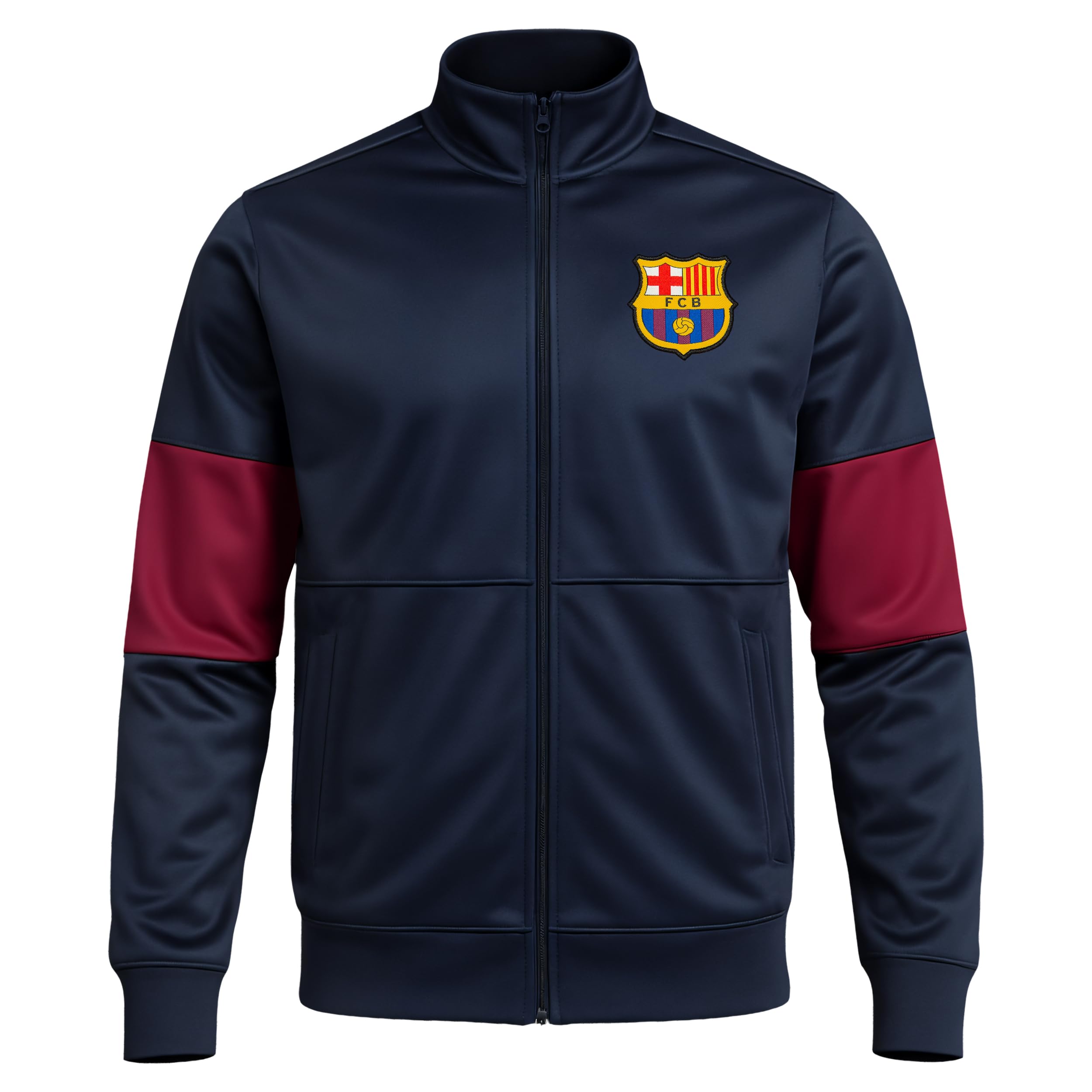 Icon Sports Officially Licensed FC Barcelona Soccer Track Jacket - Unisex Adult