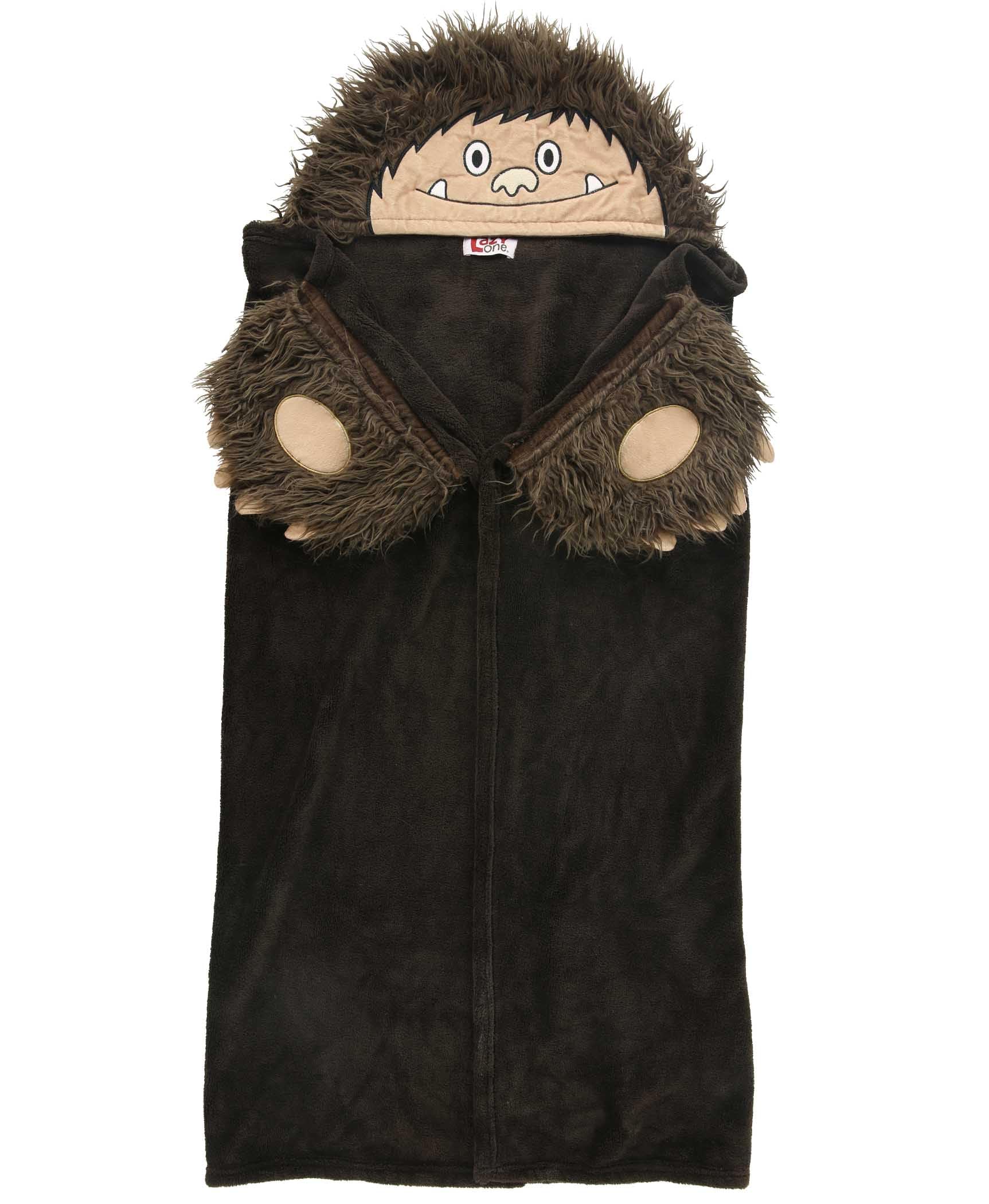 Lazy One Wearable Hooded Blanket for Kids, Animal Hooded Blanket (Bigfoot)