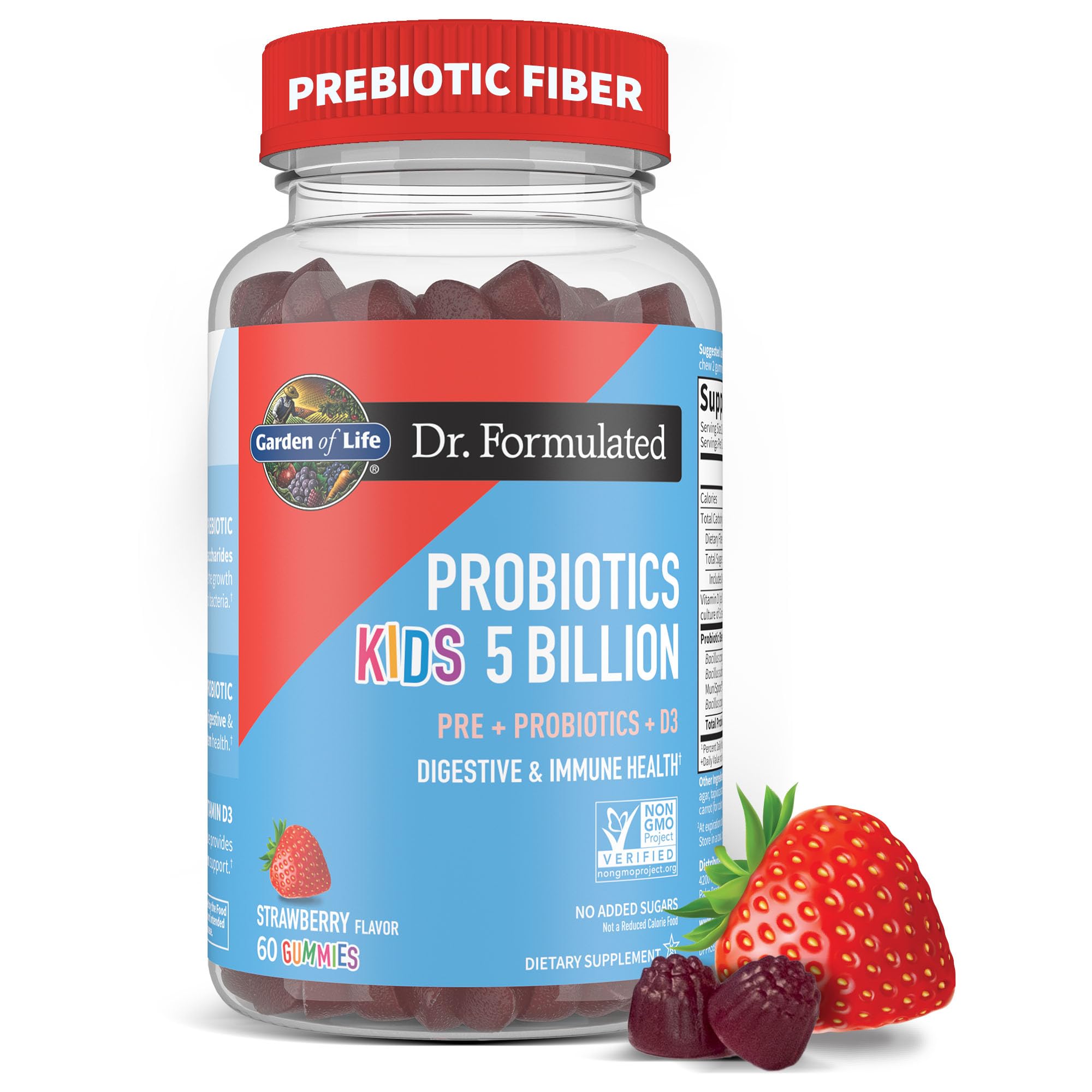 Garden of Life Kids, Probiotics, Strawberry, 60 Gummies