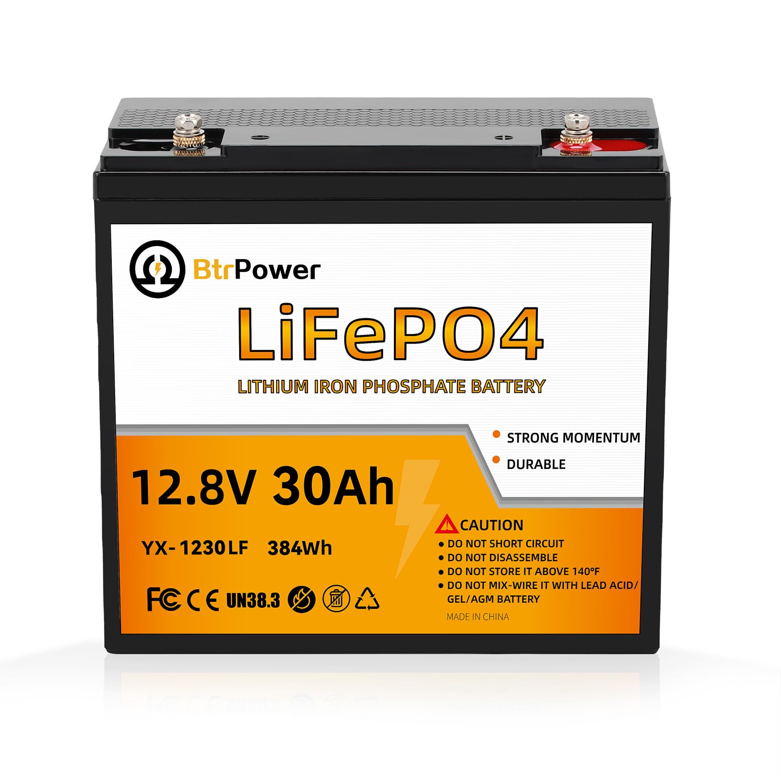 12V Lithium Battery,5000+ Deep Cycle LiFePO4 Battery with Built-in 100A BMS fit for Home Storage,Trolling Motor,RV,Off-Grid System,Solar Power System,Marine (2PACK-12V100AH)