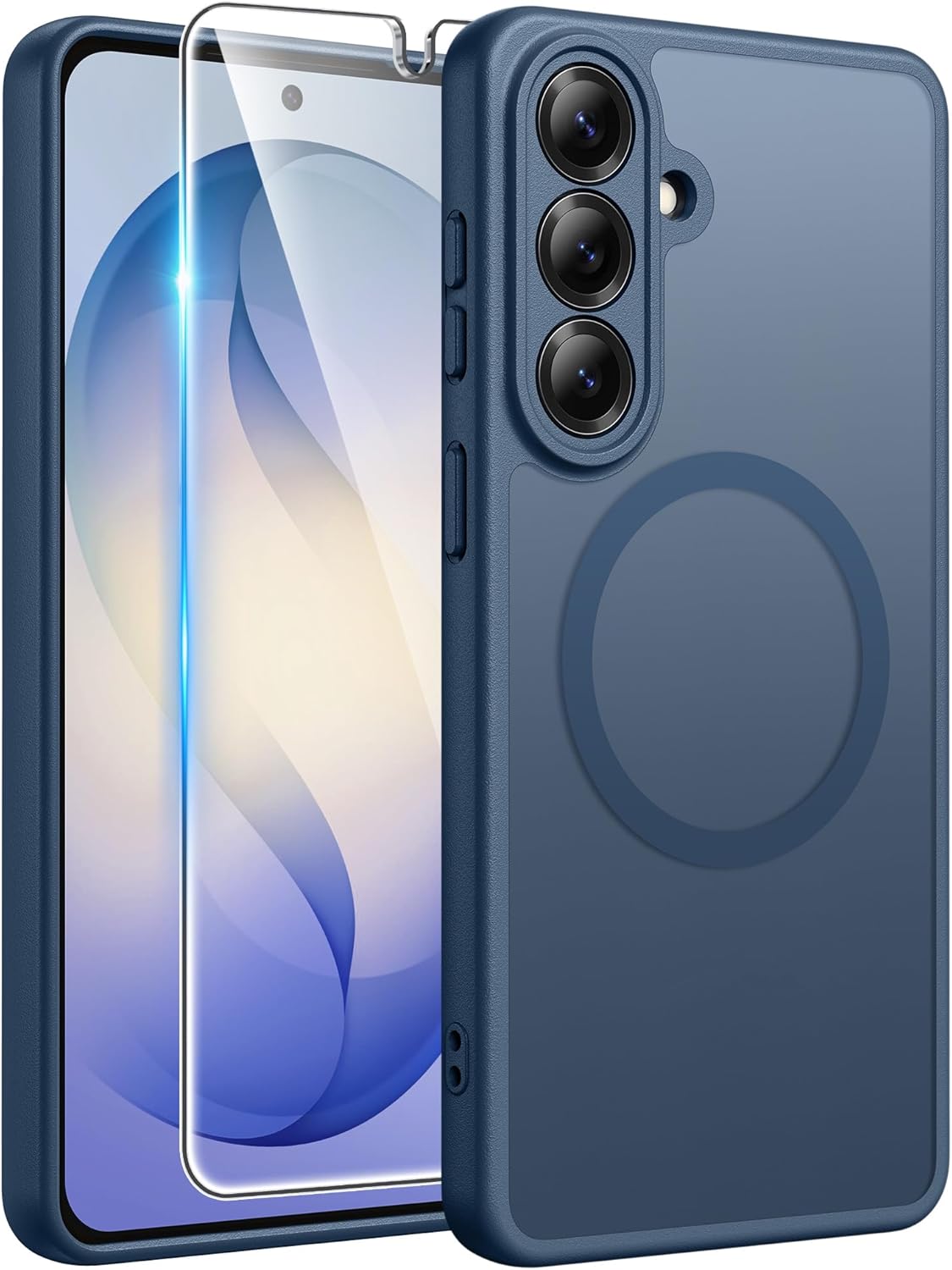 FNTCASE for iPhone 17 Case: [Compatible with Magsafe] Translucent Matte Cases with [Full Camera Protection] [Screen Protector] Military Grade Shockproof Protective Phone Cover - Light Purple