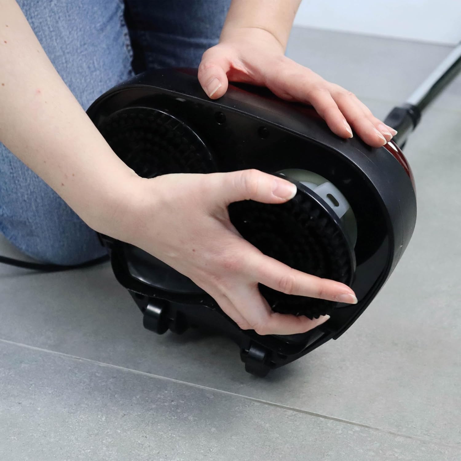 Ewbank EP170 Complete Floor Cleaner, Washer, Scrubber, Scourer, and Polisher, Interchangeable Brushes and Pads, 2200 rpm