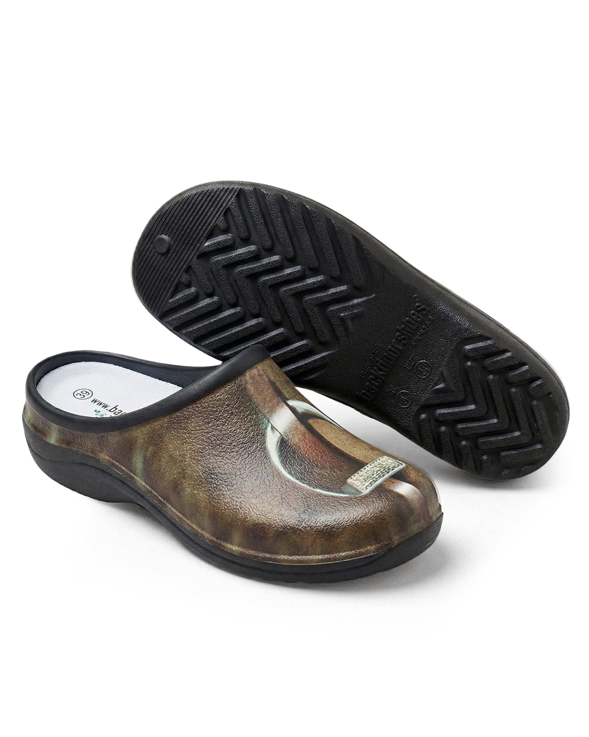 Backdoorshoes Waterproof Premium Garden Clog Shoes for Women with Arch Support