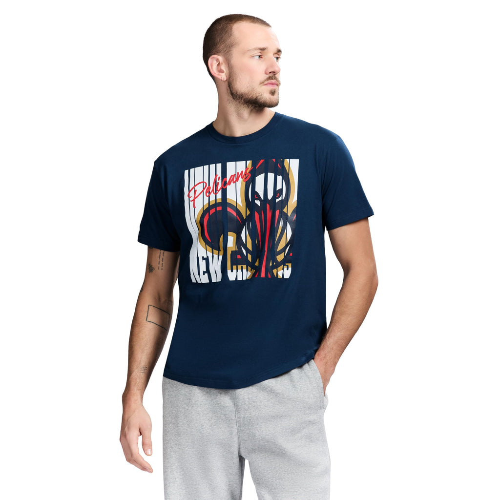 Game 7 NBA Mens Game 7 X NBA Officially Licensed Men's Graphic Short Sleeve Lightweight Crew Neck Cotton Team T-Shirt