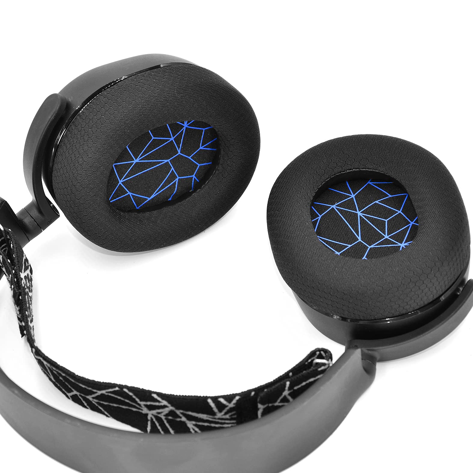 Arctis 3/5 / 7/9 Replacement Black Fabric Ear Pads Cushion Compatible with SteelSeries Arctis 3 / Arctis 5 / Arctis 7 Arctis 9 / Arctis 1 / Arctis pro Lossless Wireless Gaming Headset Headphone