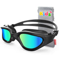 ZIONOR Kids Swim Goggles, G1MINI SE No Leak Anti-Fog Goggles for Kids 6-14, Soft Silicone Comfort Fit, Easy Adjust Strap