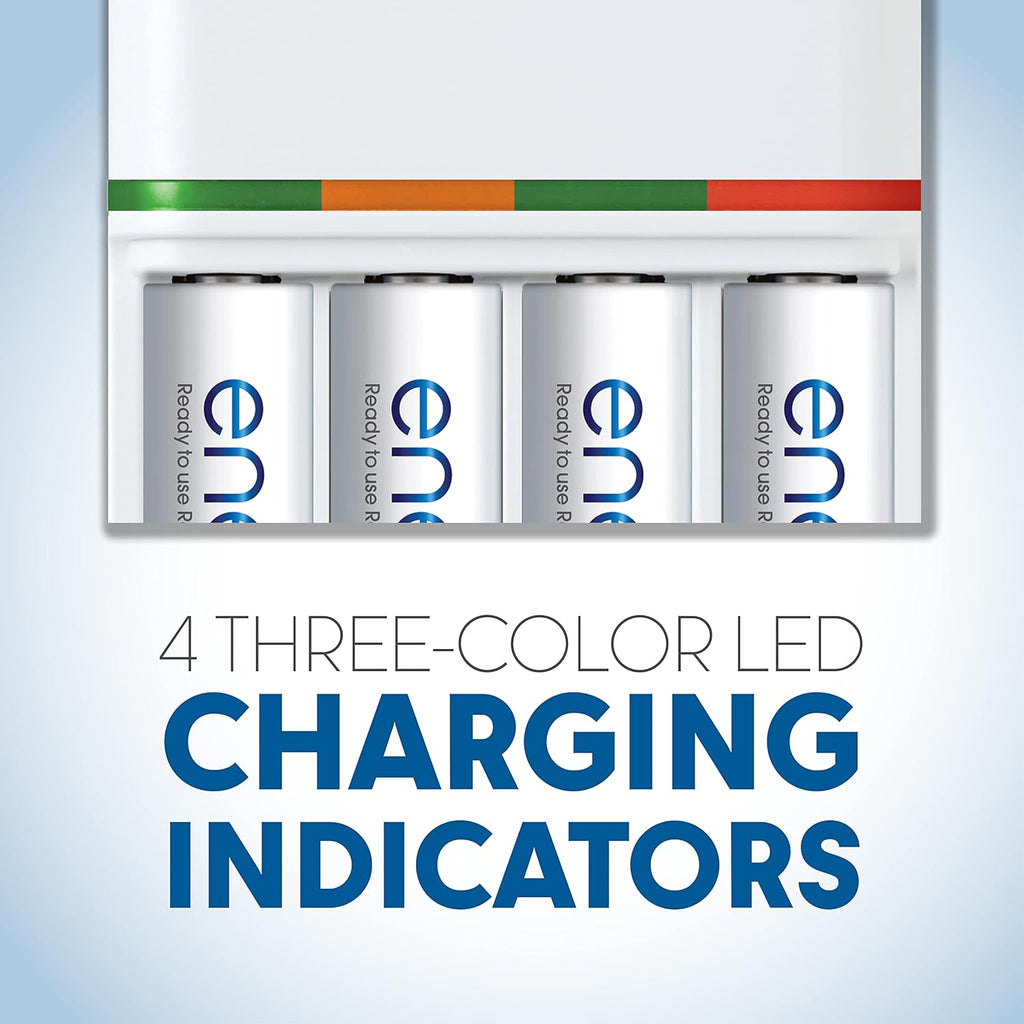 Eneloop Panasonic K-KJ55MC84CZ Power Pack; 8AA, 4AAA, and Advanced Battery 3 Hour Quick Charger