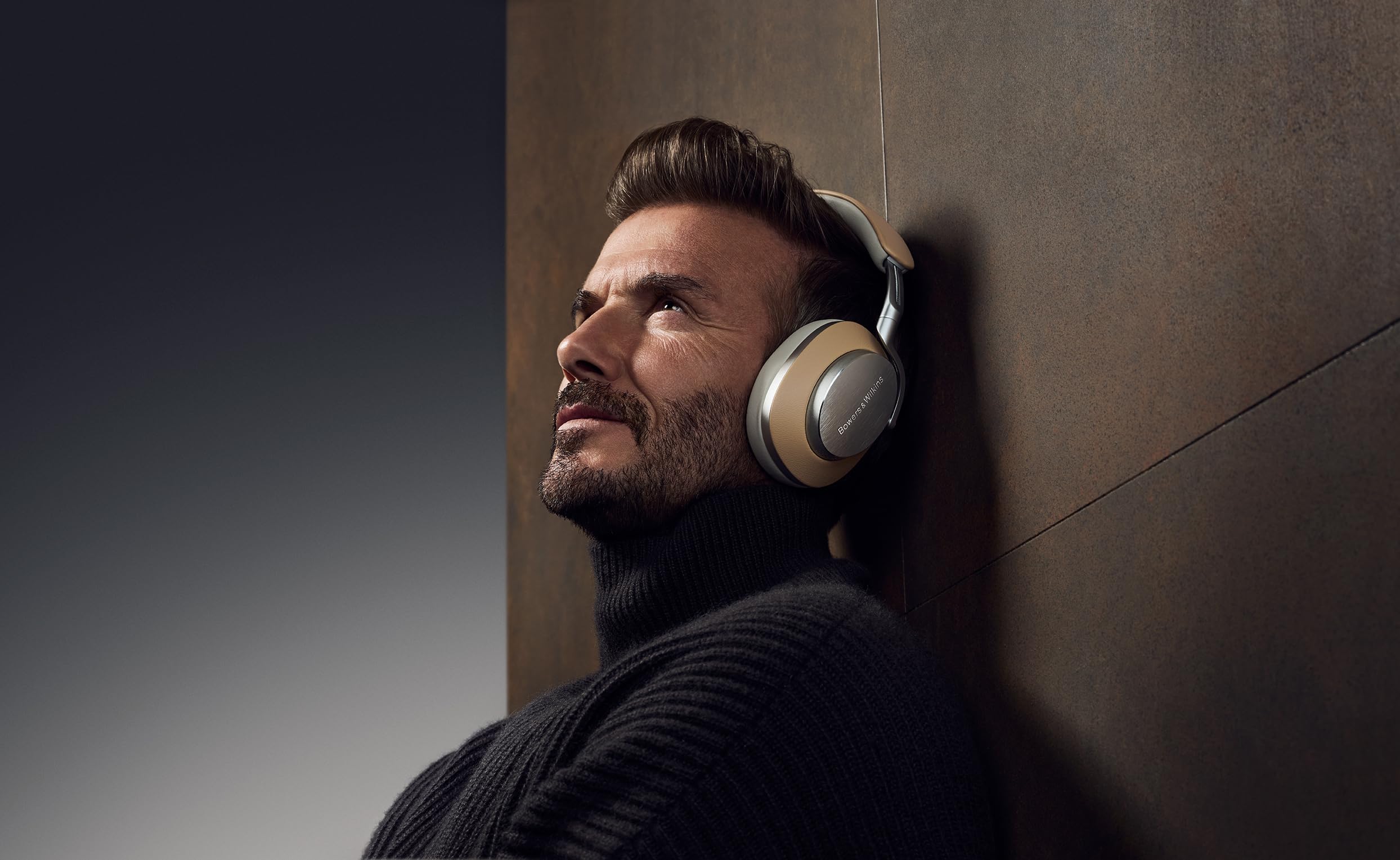 Bowers & Wilkins Px8 Over-Ear Headphones Wireless Bluetooth Noise Cancelling, Luxurious Materials, 30-Hour Battery Life, 15-Min Quick Charging, Black