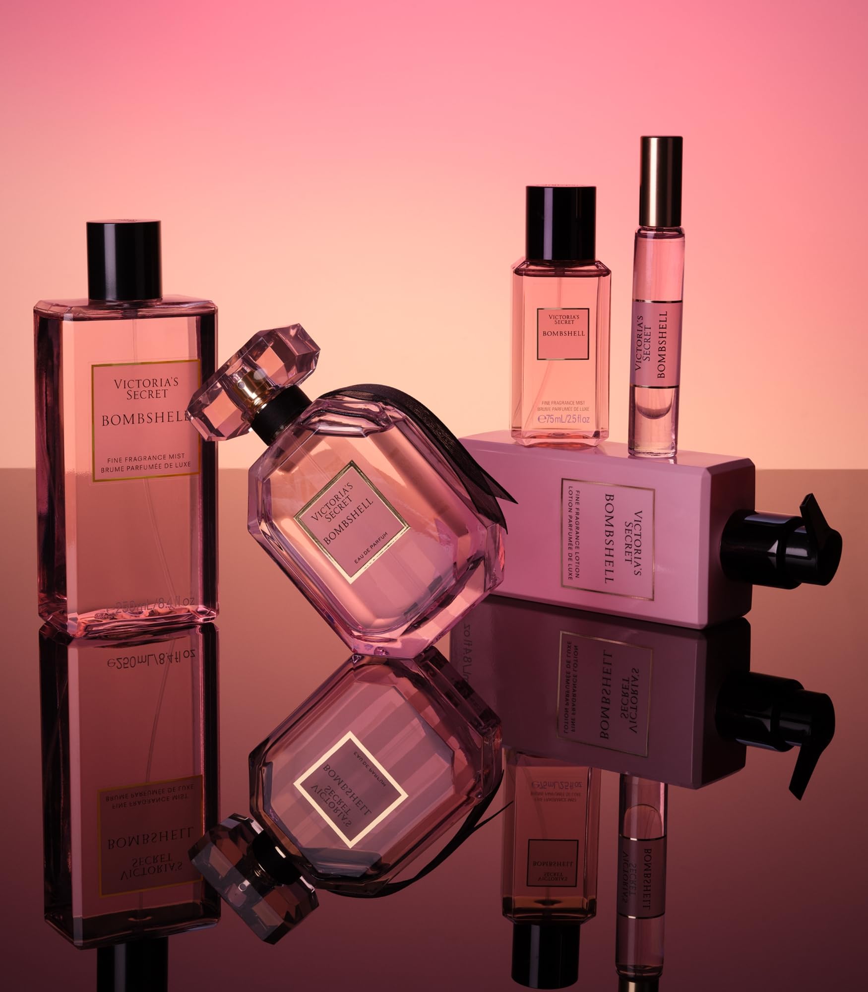Victoria's Secret Bare Fragrance Mini Mist, notas de sándalo australiano, mandarín de Madagascar y violeta egipcia, spray corporal para mujer (2.5 onzas)