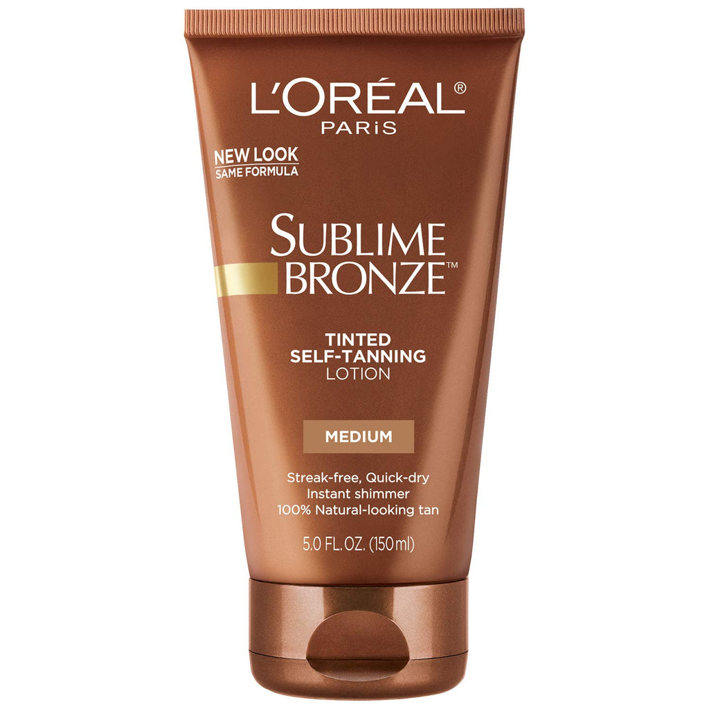L'Oréal Paris Sublime Bronze Luminous Bronzer Self-Tanning Lotion, 6.7 oz.