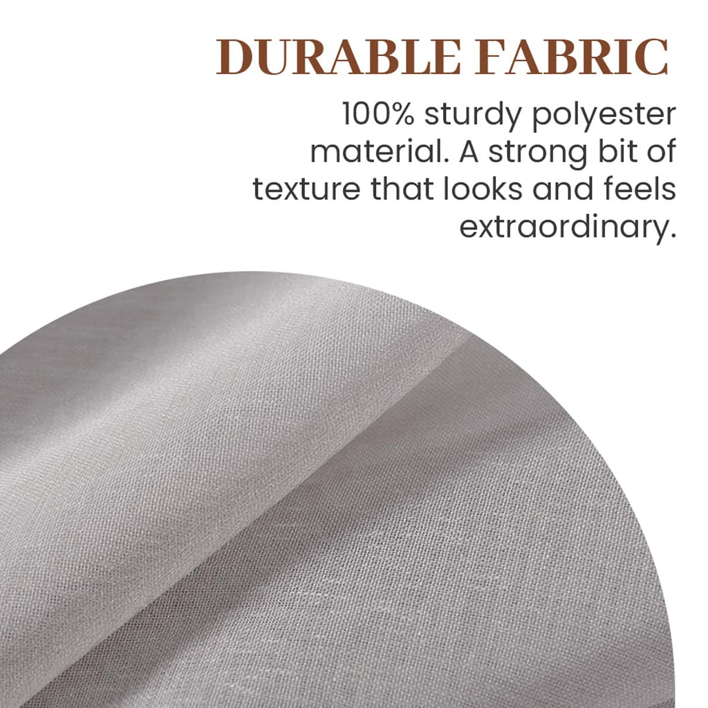 Dreaming Casa Solid Sheer Curtains 84 Inches Long Grey Rod Pocket Voile Draperies for Bedroom Living Room, 2 Panels, Each 42" W x 84" L