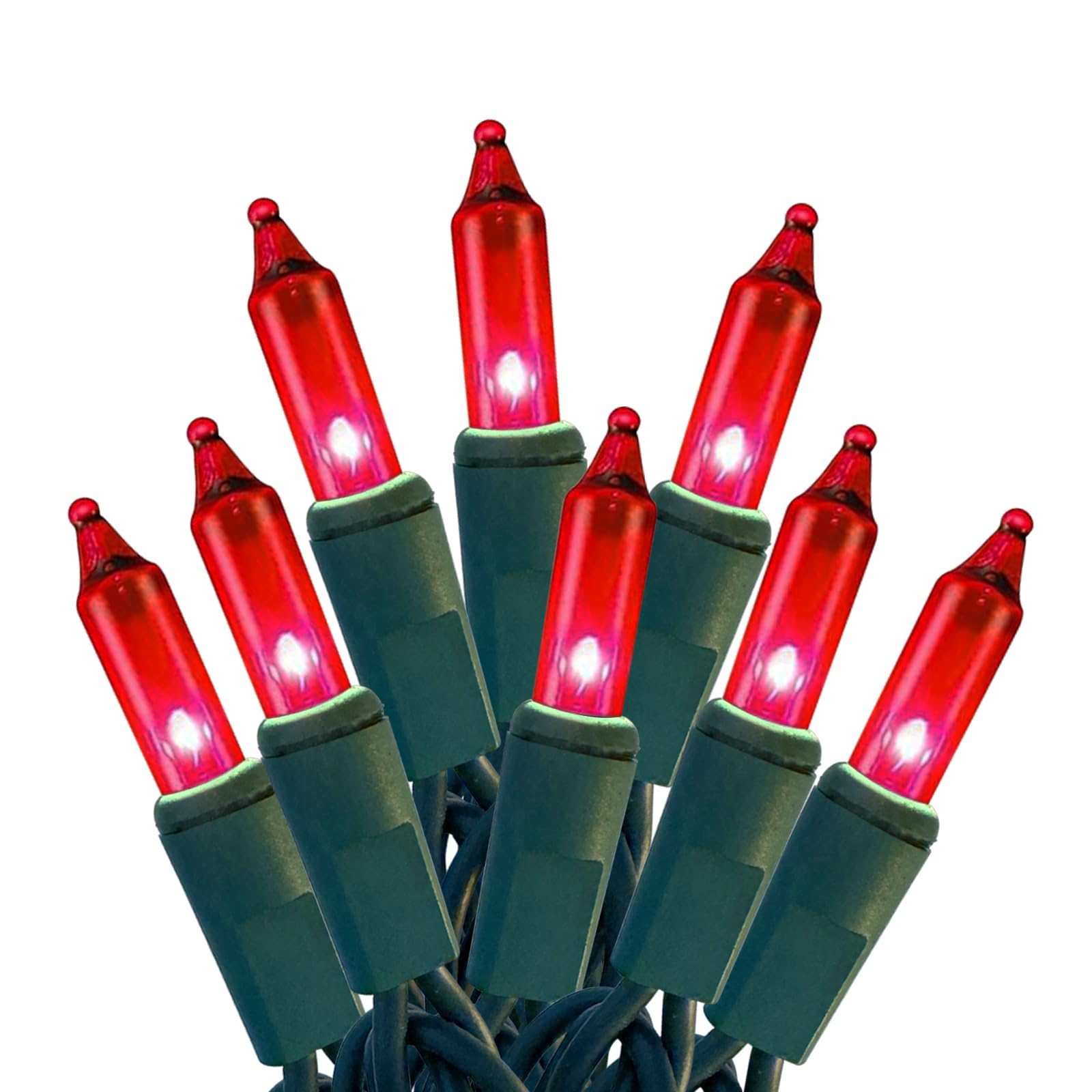 HISHINY Christmas Lights 100 Count Pink Christmas Tree String Lights with Green Wire for Outdoor Indoor Christmas Decorations Wedding Decorations Valentines Day Decor,UL Certified (21feet)