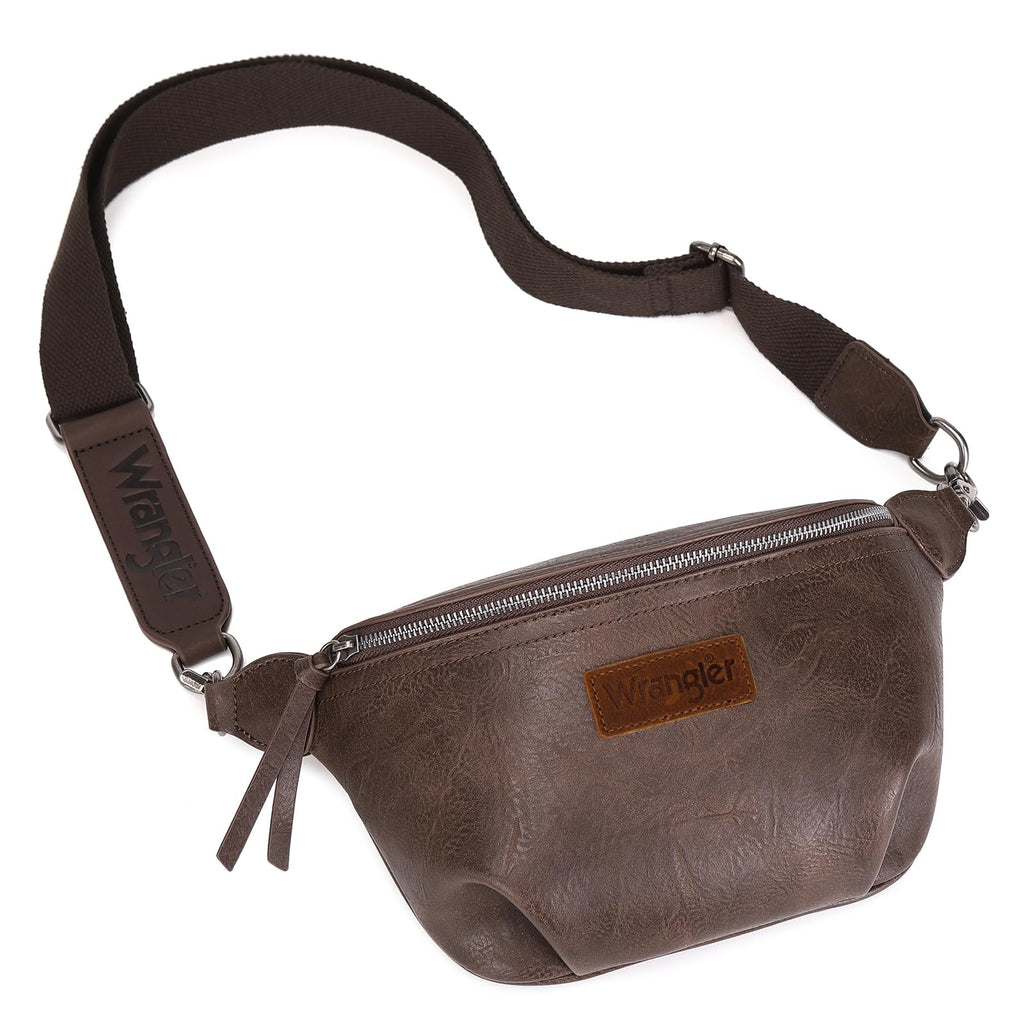 Wrangler Crossbody Bags for Women Large Fanny Packs Bum Bag Travel Belt Bags Sling Purse