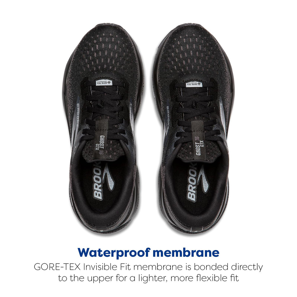 Brooks Men's Ghost 16 GTX Waterproof Neutral Running Shoe