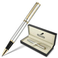 BEILUNER Luxury Rollerball Pen,24K Gold Trim,Noble and Elegant Designs,Schneider Ink Refill, Best Roller Ball Pen Gift Set for Men & Women, Professional, Executive Office, Nice Pens
