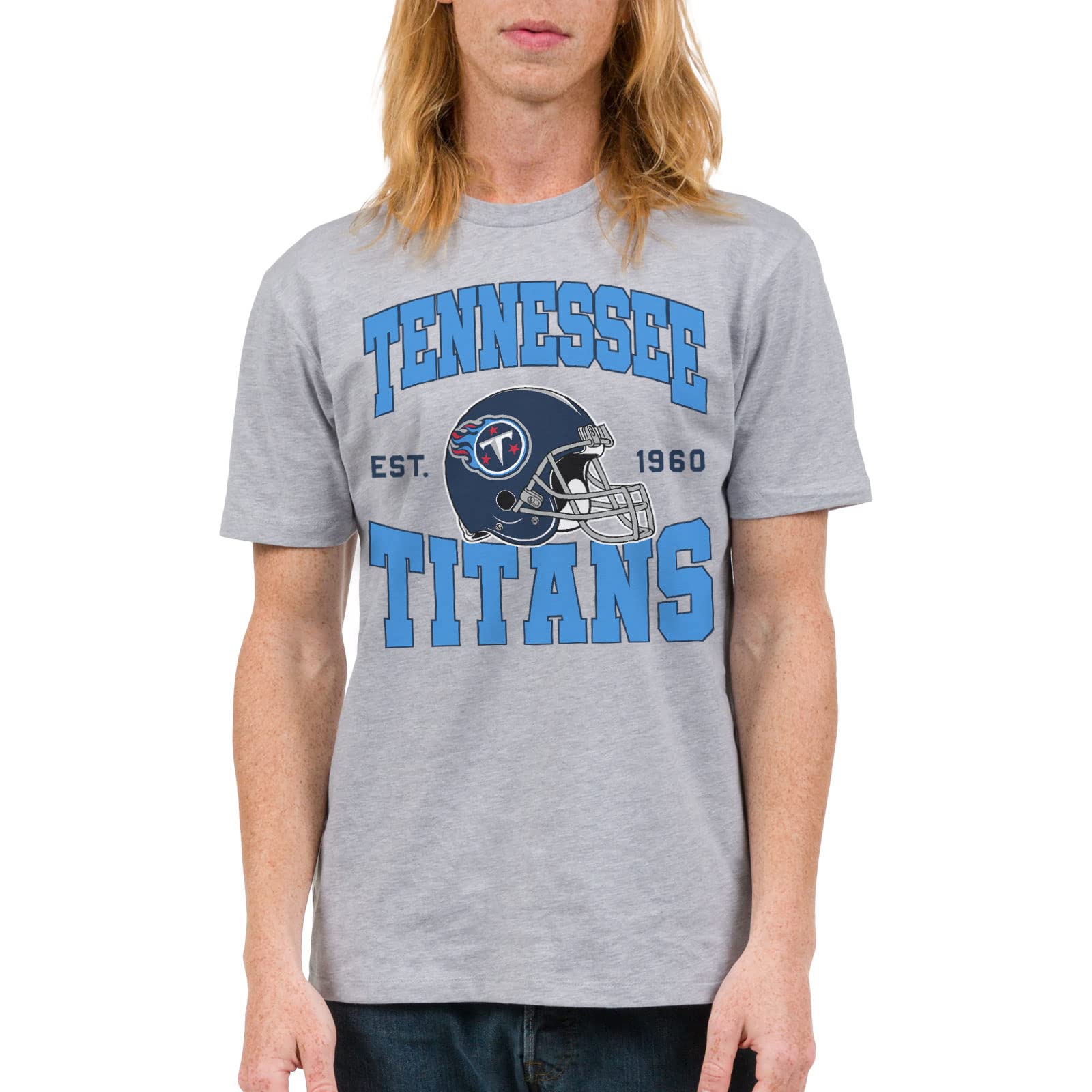 Junk Food Clothing x NFL - Team Helmet - Short Sleeve Fan Shirt for Men and Women - Officially Licensed NFL Apparel