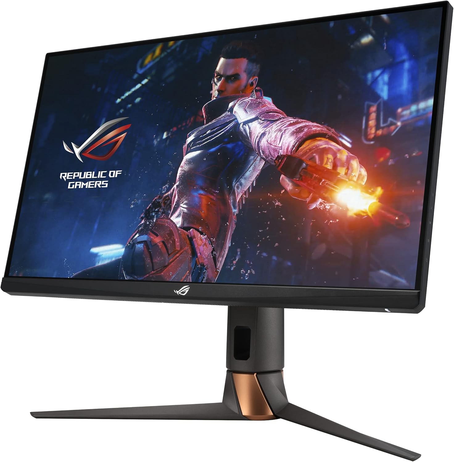 ASUS ROG Swift 27” 1440P Gaming Monitor (PG279QM) - WQHD, Fast IPS, 240Hz, 1ms, G-SYNC, NVIDIA Reflex Latency Analyzer, DisplayHDR400, Eye Care, HDMI, DisplayPort, USB, Height Adjustable,BLACK