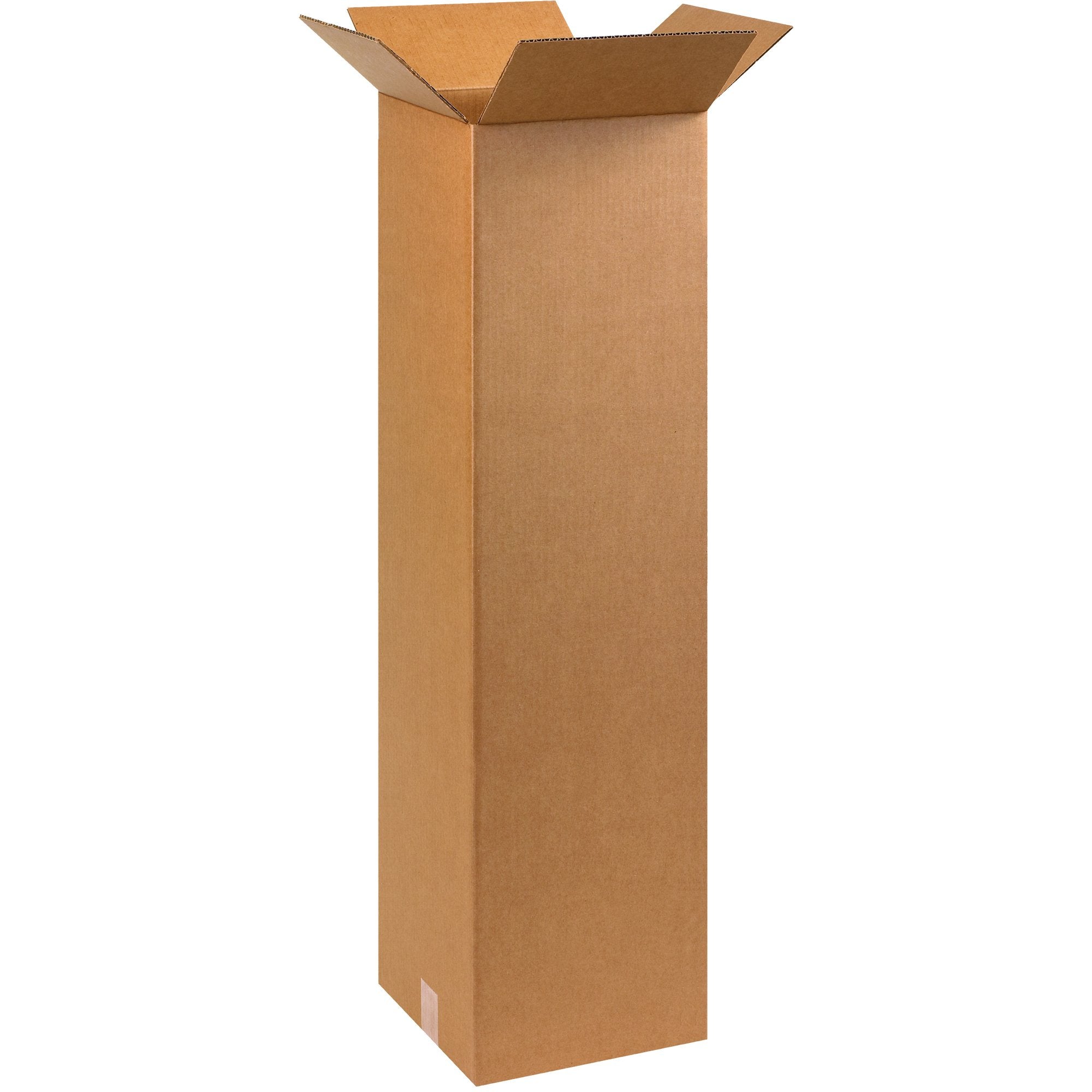 BOX USA 4x4x40 Tall Corrugated Boxes, Tall, 4L x 4W x 40H, Pack of 25 | Shipping, Packaging, Moving, Storage Box for Home or Business, Strong Wholesale Bulk Boxes