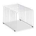 Fellowes Desktop Organizer, 11 Sections, 9" x 11.375" x 8", Wire, Silver (72012) | (72012)