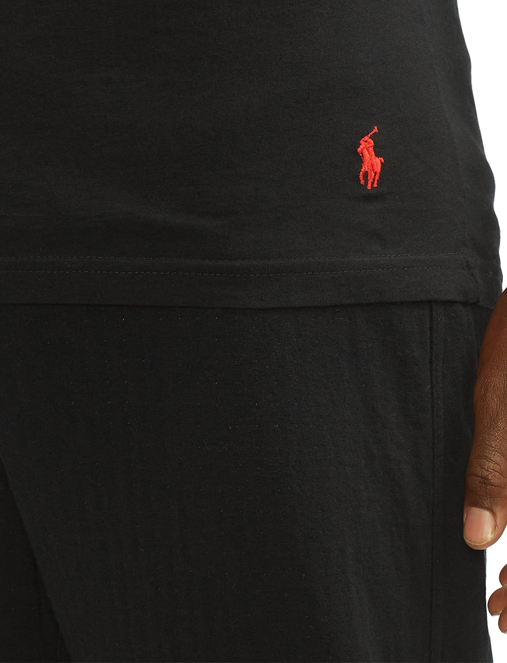 Polo Ralph Lauren Men's T-Shirt Pack, 3-Pack, Cotton Men's Clothing V-Neck Undershirt, Slim Fit Tees, Moisture-Wicking