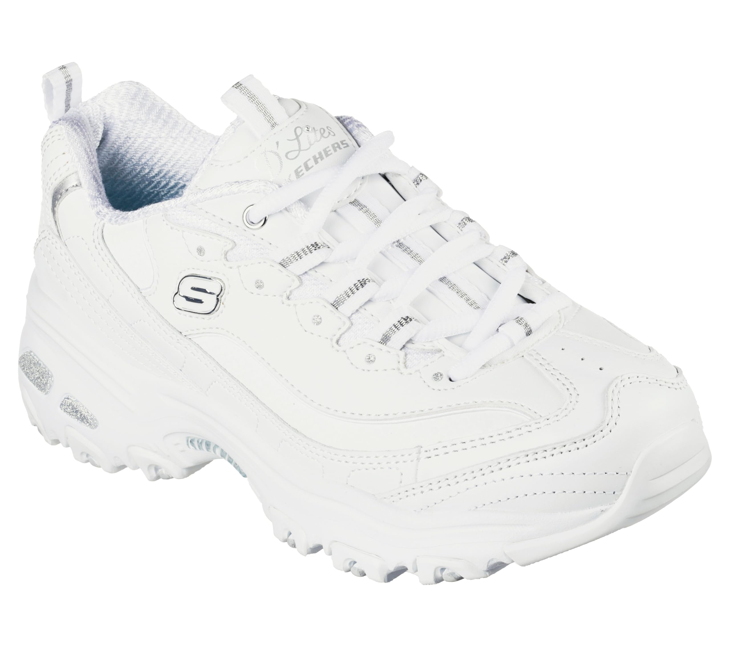 Skechers Women's D'lites Life Saver Memory Foam Lace-up Sneakers