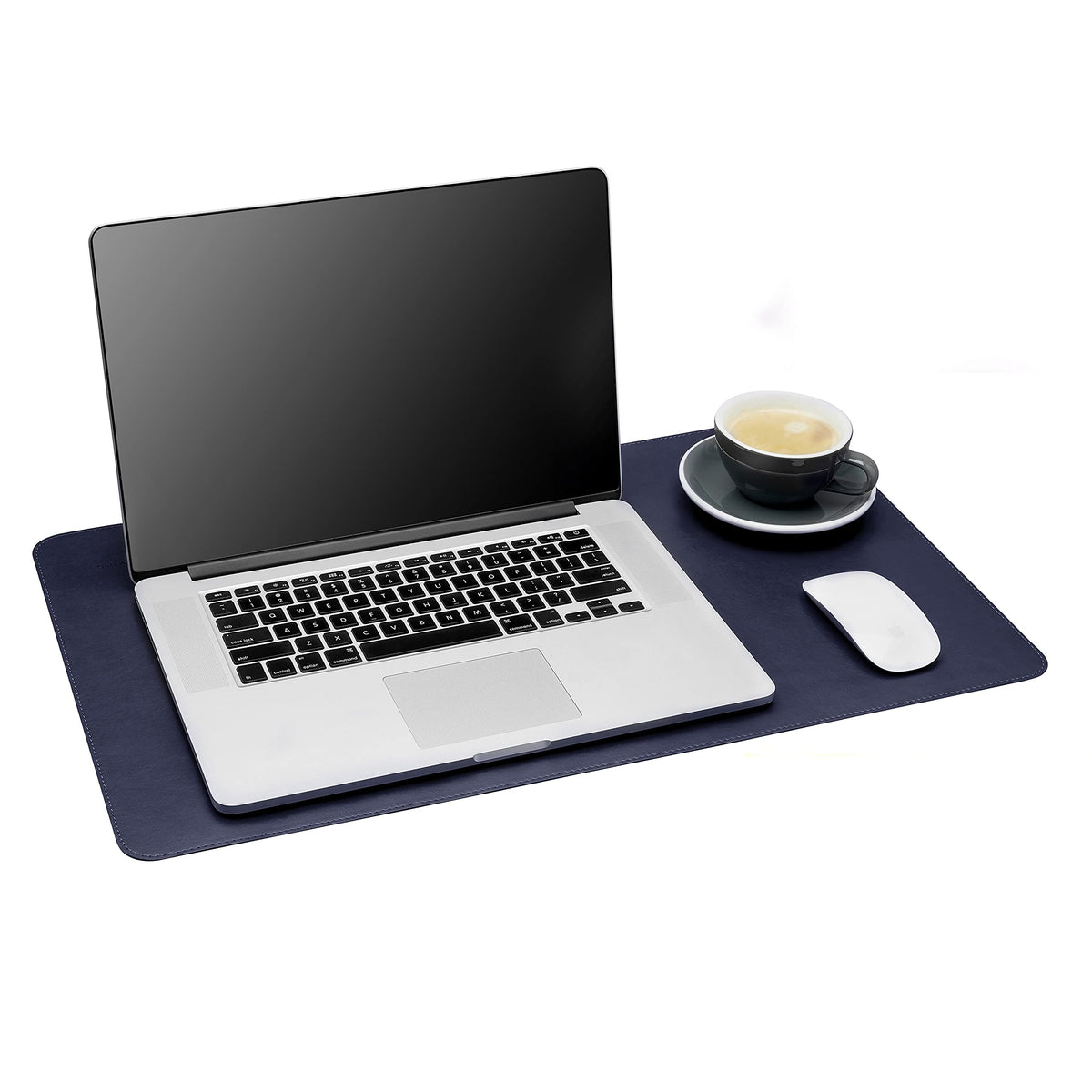 Gallaway Leather Desk Mat,Desk Writing Pad - Office Desk Pad, Medium 24" x 14" Black, Desk Mats on Top of Desks, Gift Ready Elegant Computer Desk Mat Desk Cover Desk Pad Protector PU Leather