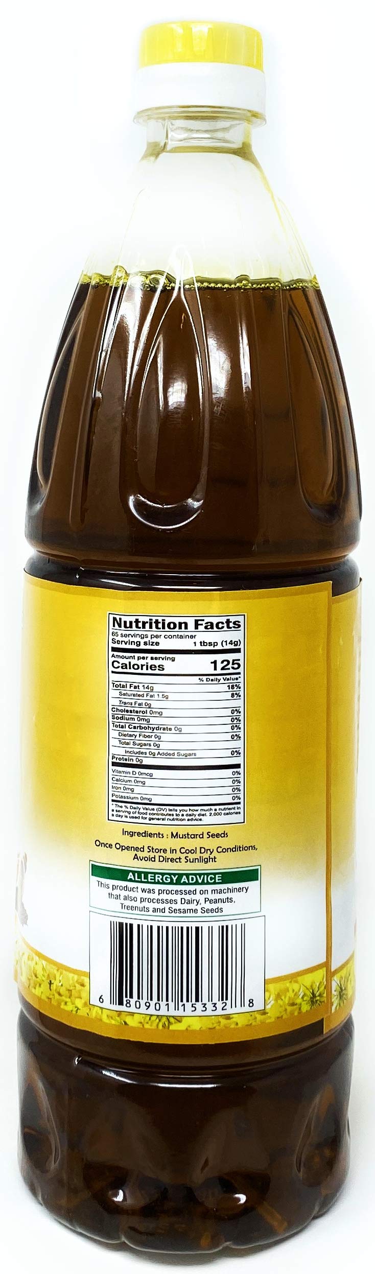 Rani Premium Oils Combo Set of 3 - Peanut Oil, Mustard Oil, Sesame Oil 16.9 Ounce (500ml) ~ Cold Pressed | 100% Natural | Kosher | NON-GMO | Vegan | Gluten Free