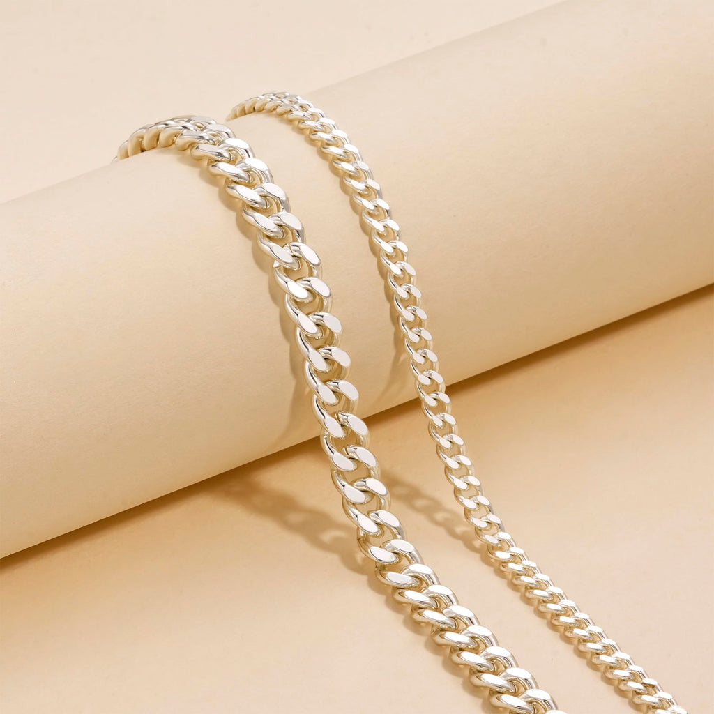 Freekiss Sterling Silver Ankle Bracelets for Women: Dainty Layered Waterproof Anklet for Women Adjustable Womens Anklet Set Stackable Figaro Beaded Cuban Link Anklets Beach Jewelry for Women