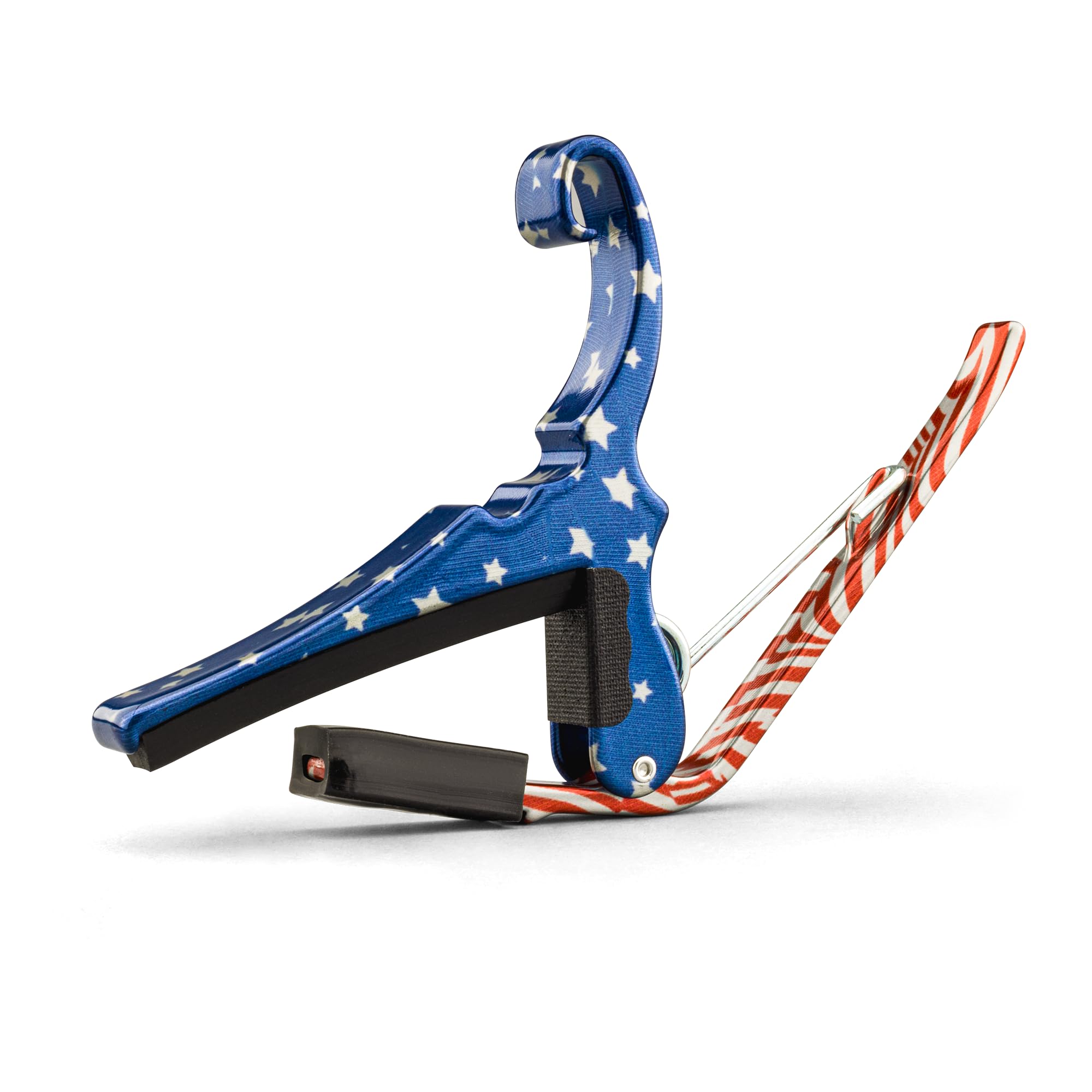 Kyser Musical Products Quick-Change Guitar Capo, KG6ABA, Abalone - For 6-String Acoustic Guitars, Made in USA, Quality, Strong, Lightweight, Quick & Easy Key Changes, Innovative, Perfect Fit