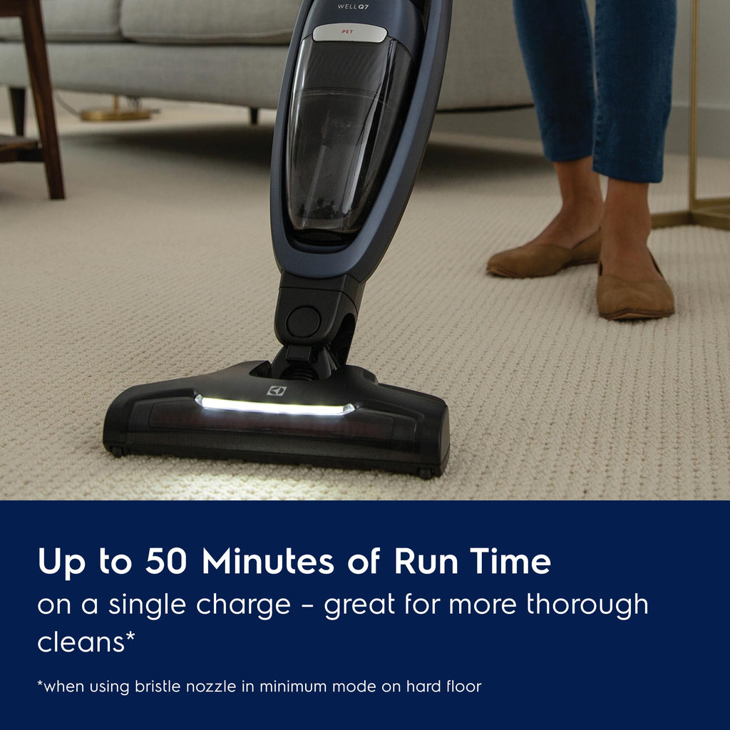 Electrolux WellQ7 Hard Floor Cordless 2-in-1 Vacuum with PowerPro Roller for Hard Surfaces, 50-Minute Run Time, 2 Power Modes, Soft Sand