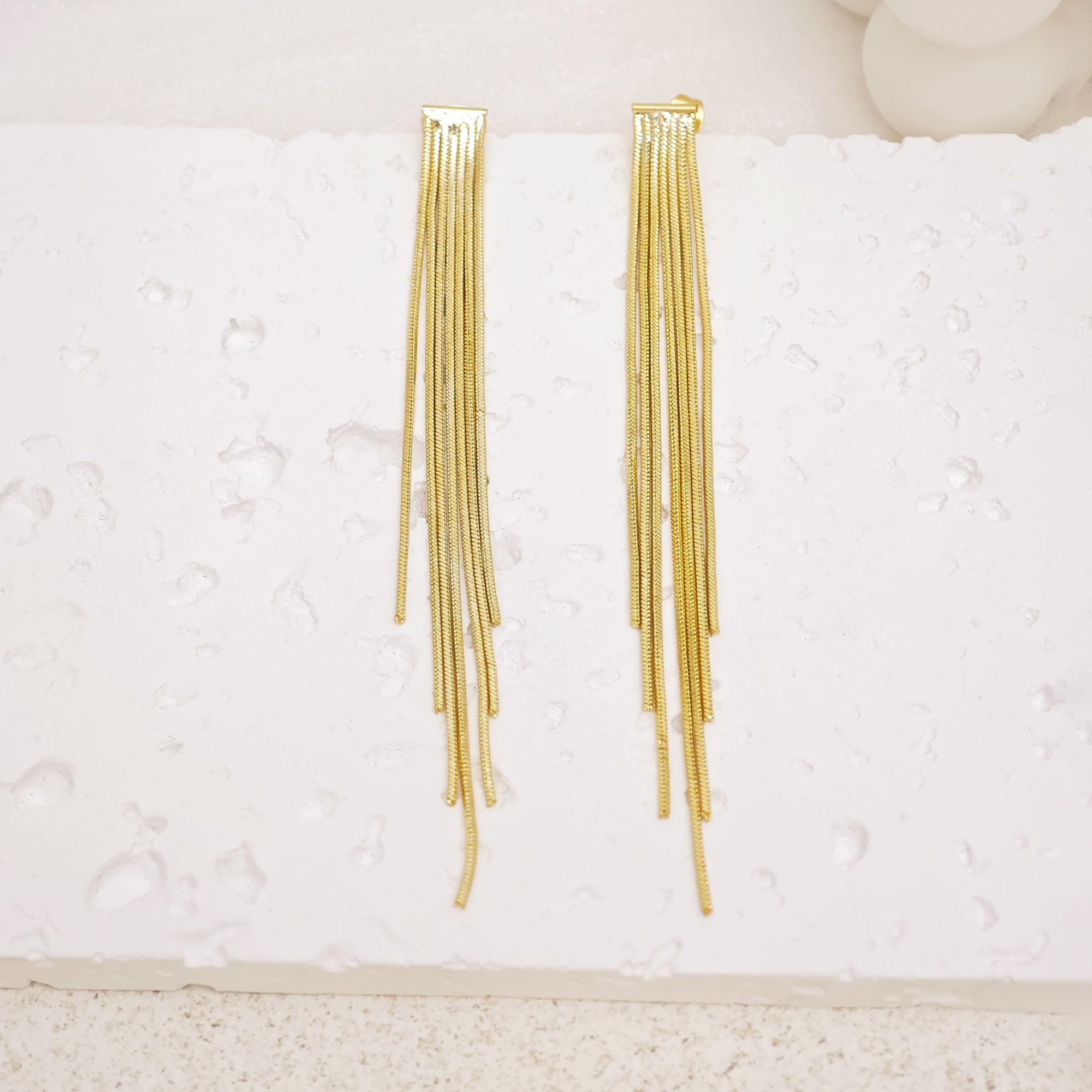 Gold Earrings for Women Trendy, Simple Dainty 14K Gold Plated Paperclip Square Chain Link Dangle Hoops Earrings Pin Stud Huggie Earrings Lightweight Hypoallergenic Minimalist Aesthetic Gold Jewelry for Christmas Gifts
