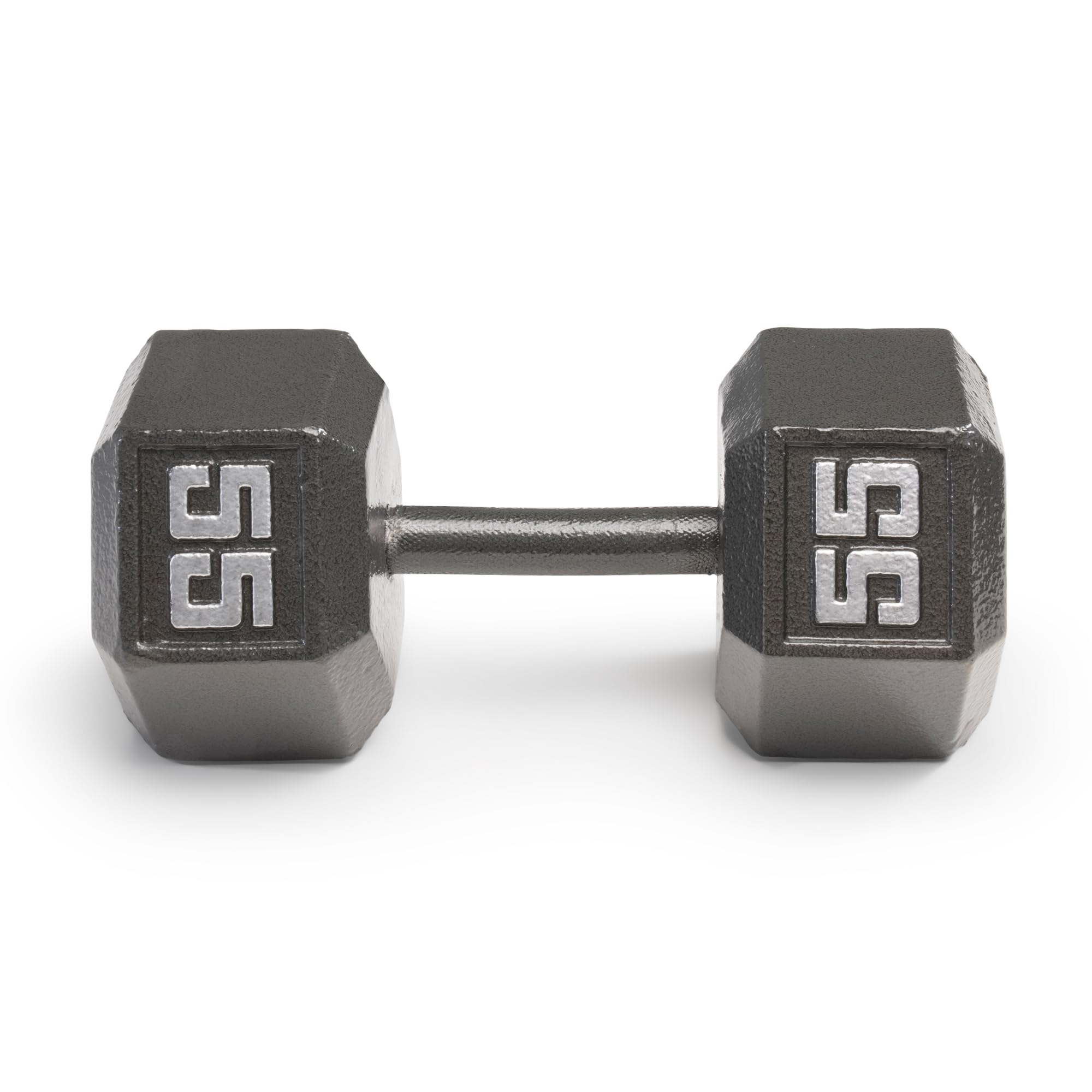 Marcy Cast Iron Hex Dumbbells Collection - Available size from 3-lb to 100-lb, SOLD INDIVIDUALLY