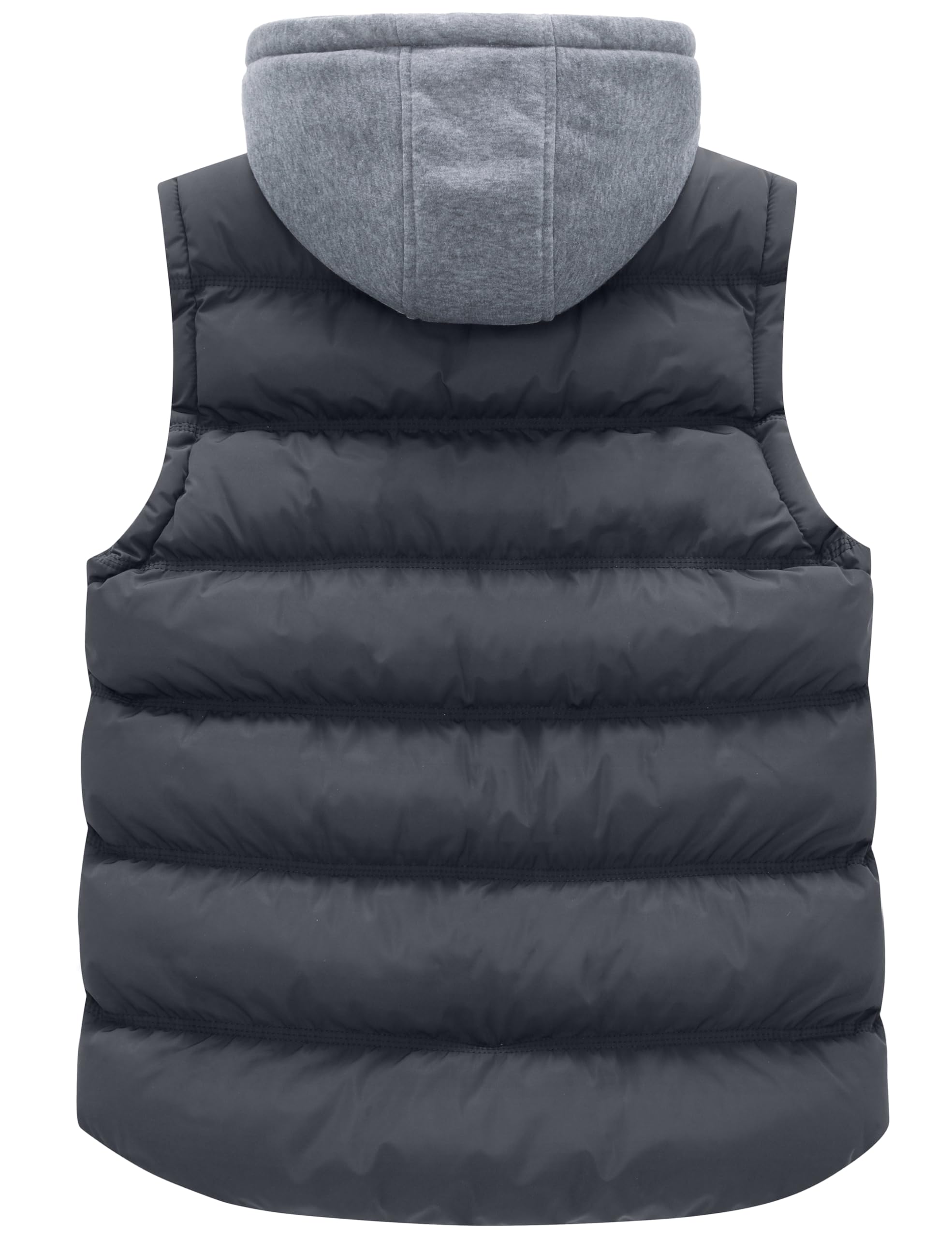 Wantdo Women's Quilted Puffer Vest Thicken Warm Winter Coat with Removable Hood