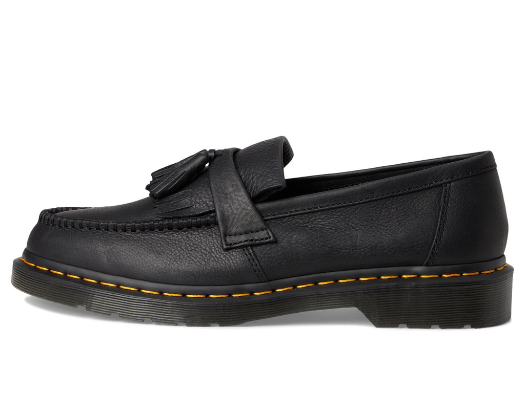 Dr. Martens Unisex Adult Adrian Yellow Stitch Leather Loafers