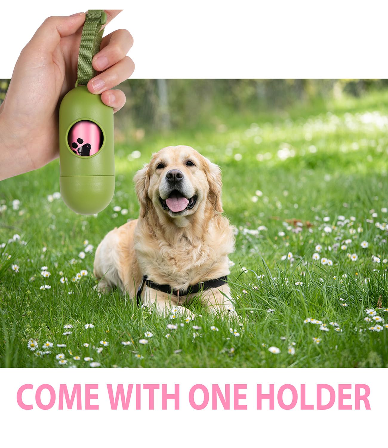 Yingdelai Dog Poop Bags 280 Counts: Extra Thick LeakProof Waste Bag with Dispenser for Doggy (Scented)