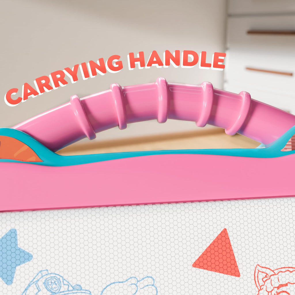 Lollipop Cocomelon Magnetic Drawing Board - Mess-Free Play & Creative Exploration for Toddler Artistic Development with Instant Blank Canvas and Easy Erasing - Educational Learning Toy for Toddlers