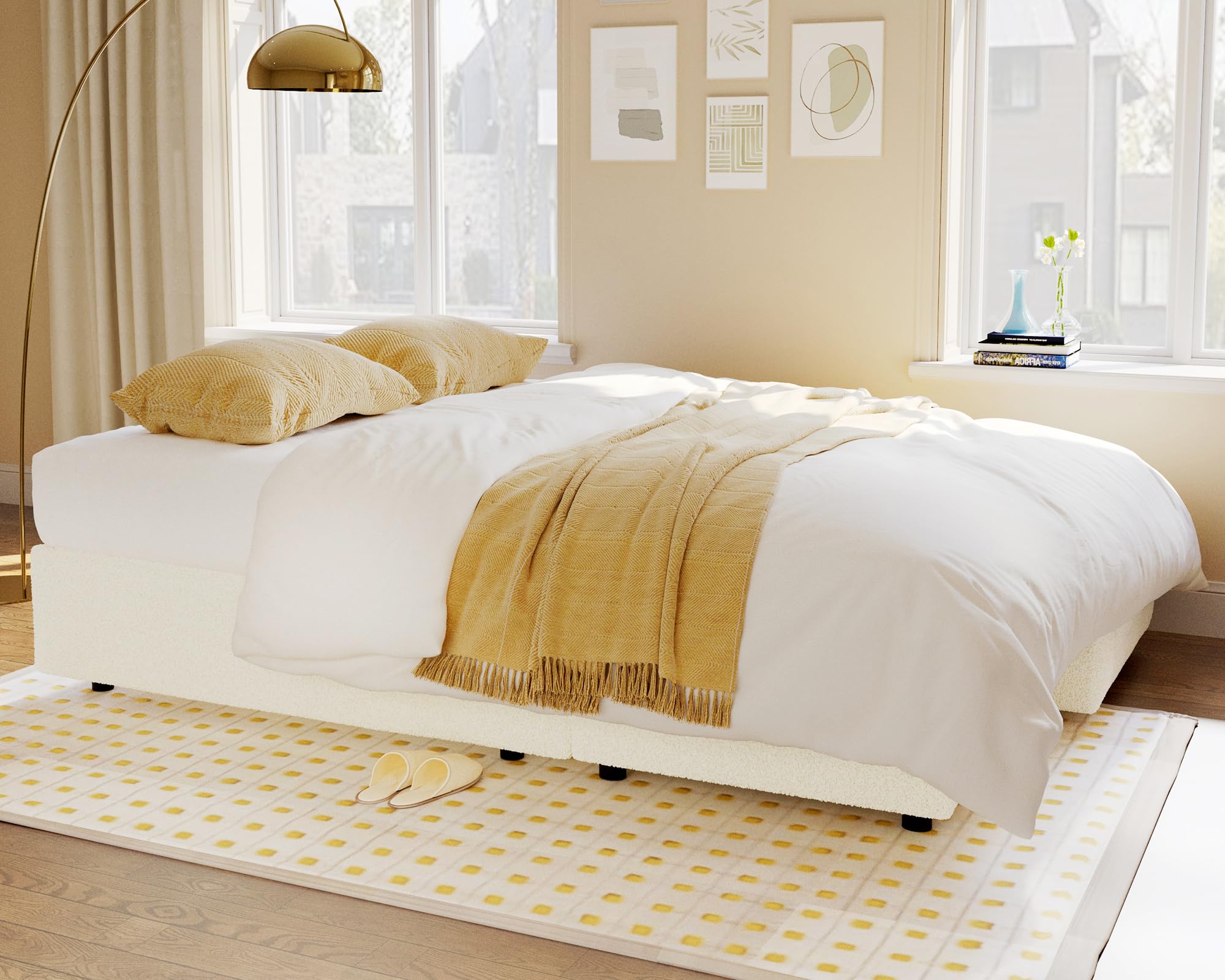 PaPaJet Sofa Bed, Sleeper Sofa with Storage Chaise, L Shaped Sofa with Pull Out Bed, Oversized Sofas for Living Room, Beige