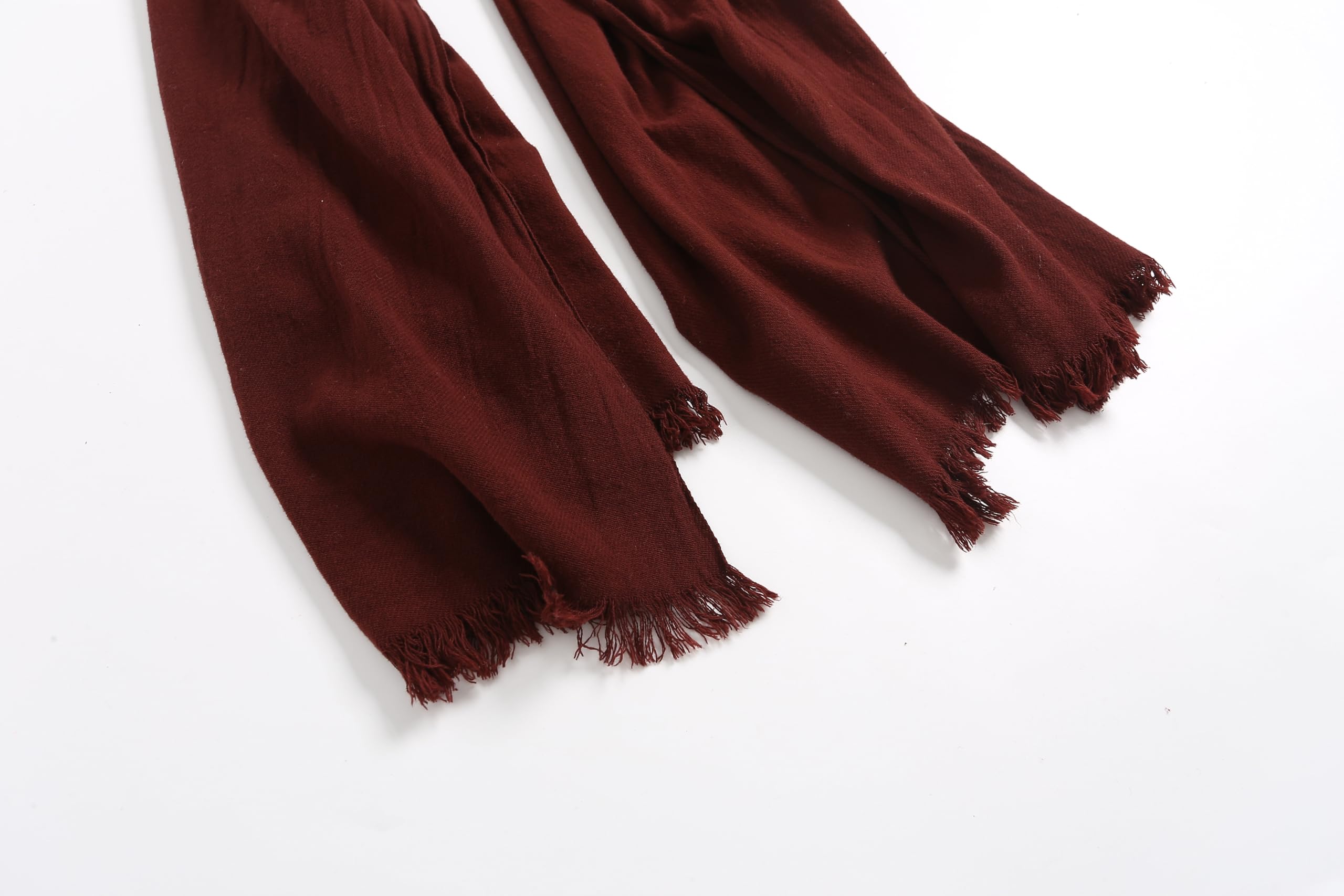 Jeelow Lightweight Summer Scarf Light Shawl Wrap Linen Feel Scarves For Men And Women