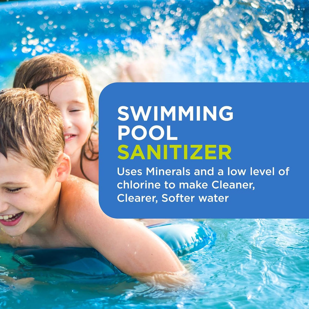 FROG Pool Model 6100 Cycler - All-in-One Sanitizing System and Mineral Reservoir for Pools Up to 25,000 Gallons - Sanitizer Equipment for Easy Pool Maintenance & Water Care