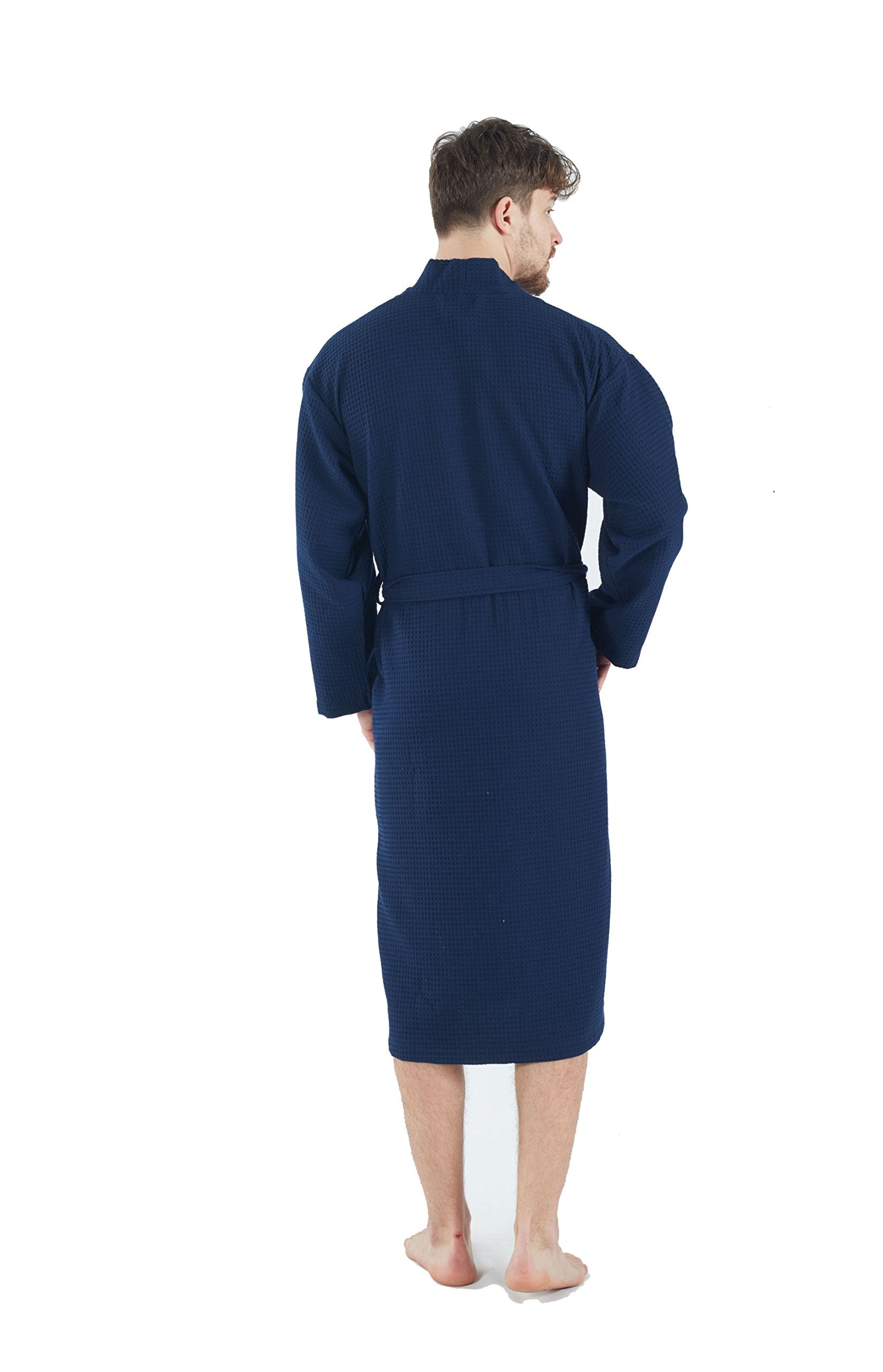 BAGNO MILANO Mens Robes, Waffle Robes For Men, Turkish Cotton Mens Bathrobes