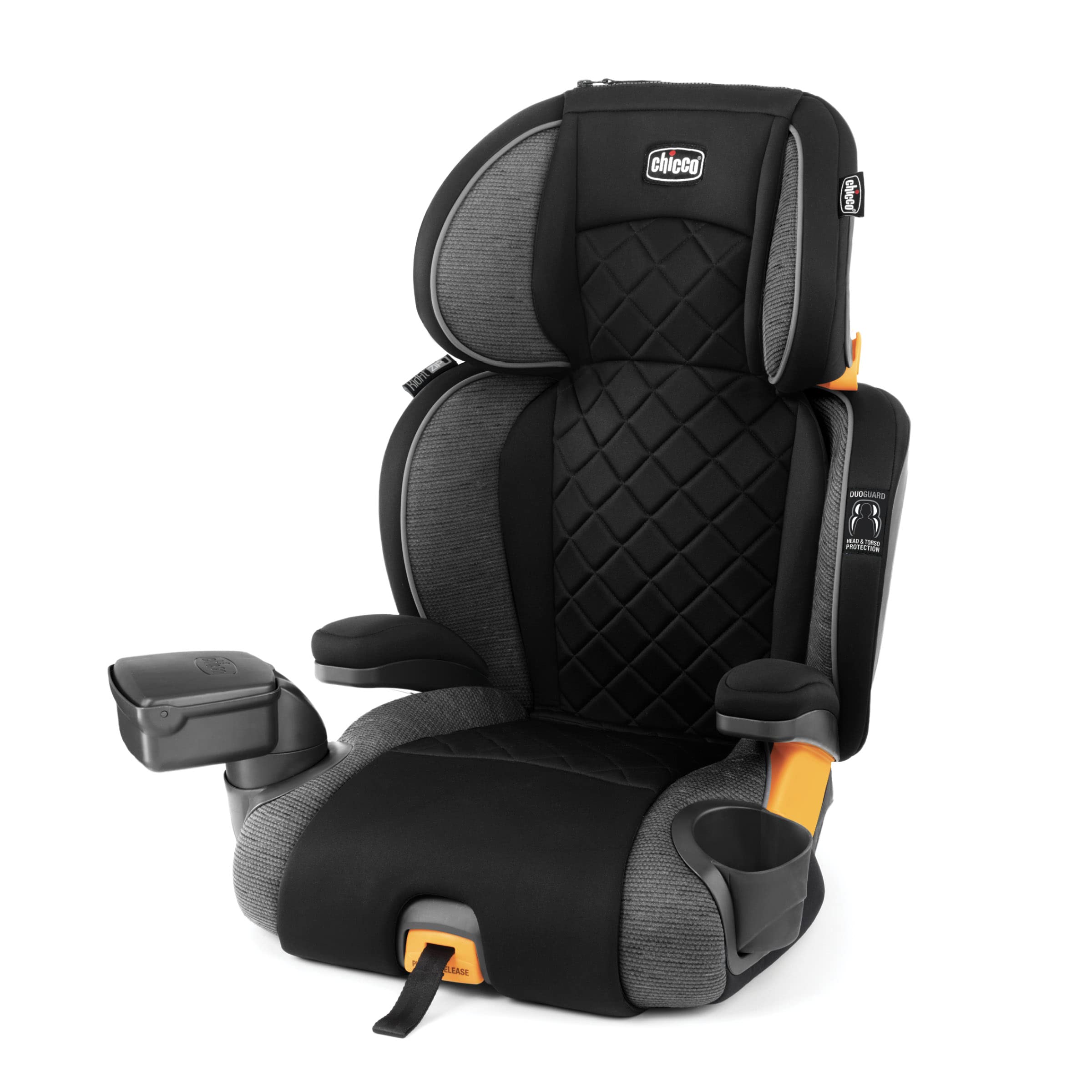 Chicco KidFit Adapt Plus 2-in-1 Belt-Positioning Booster Car Seat, Backless and High Back Booster Seat, for Children Aged 4 Years and up and 40-100 lbs., Vapor/Grey
