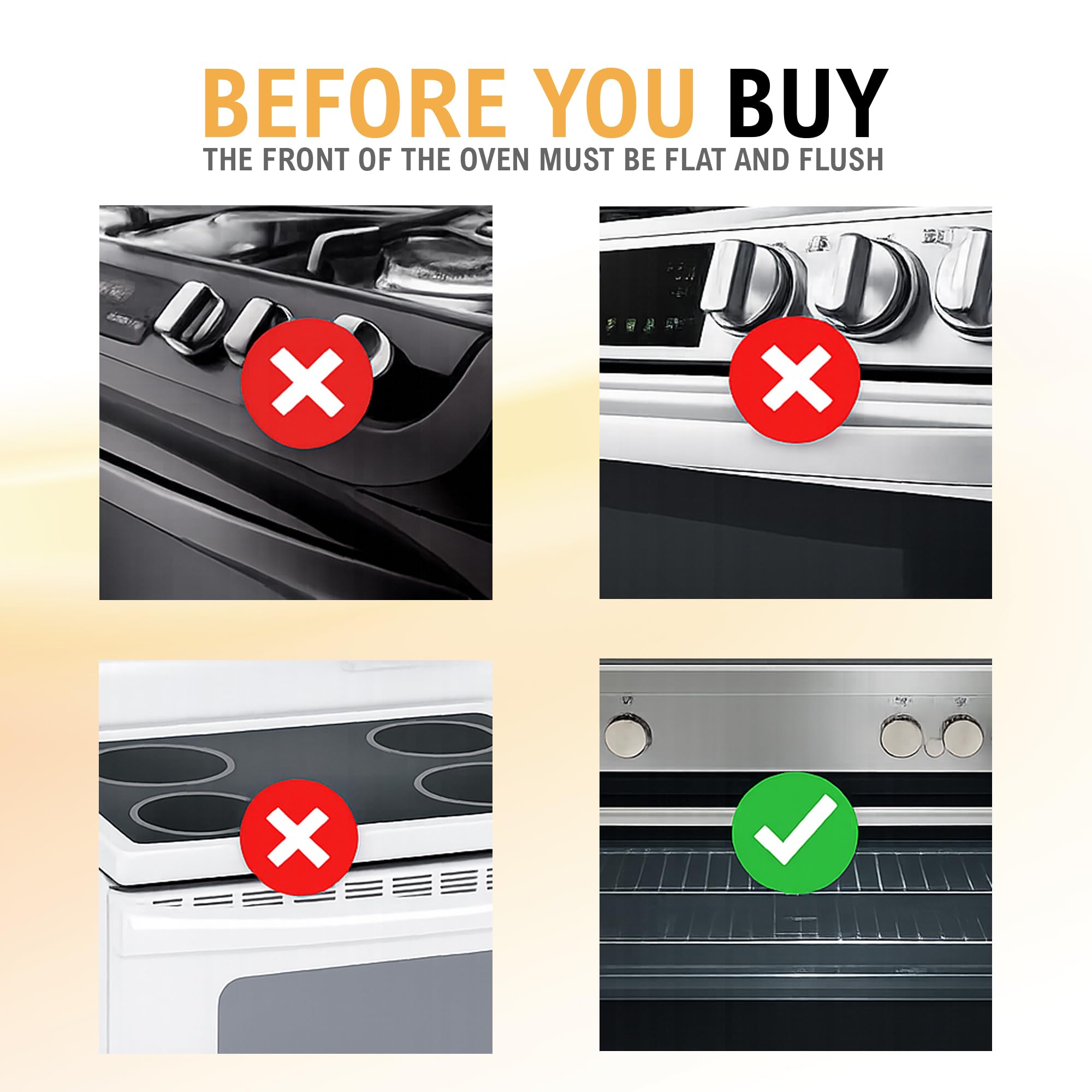 BeeGo® Oven Lock – Mom's Choice Awards® Gold | Child Safety Baby Proofing Lock for Oven, Stove & Microwave – Self-Adhesive, Heat-Resistant, No Drill, Easy Install (Black, Flat Surfaces Only)