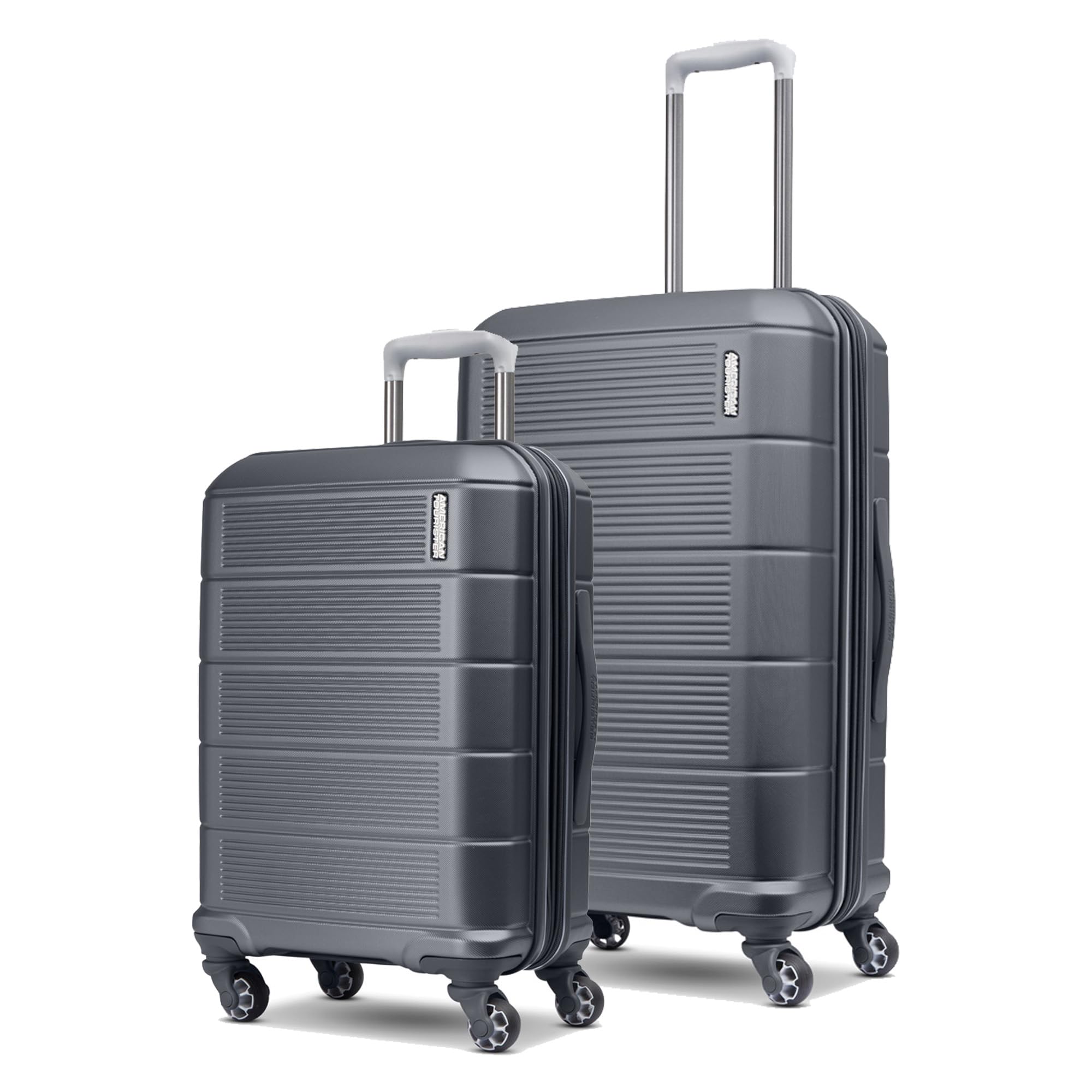 American Tourister Stratum 2.0 Expandable Hardside Luggage with Spinner Wheels, 2-Piece Set 20/28, Blue