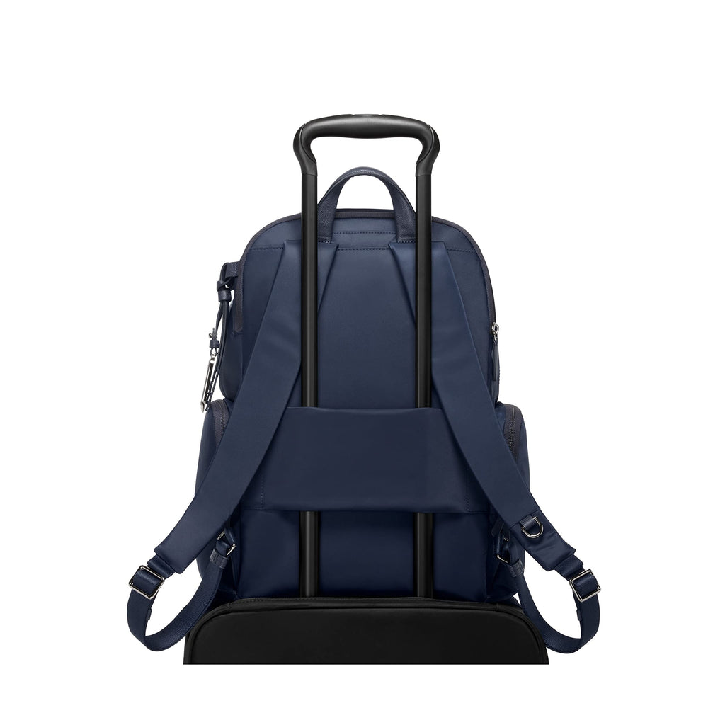 TUMI - Voyageur Celina Backpack - Women's Work and Travel Bag - 16.0" X 10.6" X 6.5" - Holds Up to 16" Laptop - Black & Gold Hardware