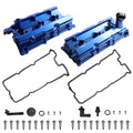 MITZONE Engine Valve Cover Set with Bolts & Oil Cap & Gaskets & Spark Plug Tube Seals & P CV Cover Compatible with 2003-2008 Nissan 350Z Infiniti FX35 G35 M35 VQ35DE 3.5L Part# 13264AM600 13264AM610