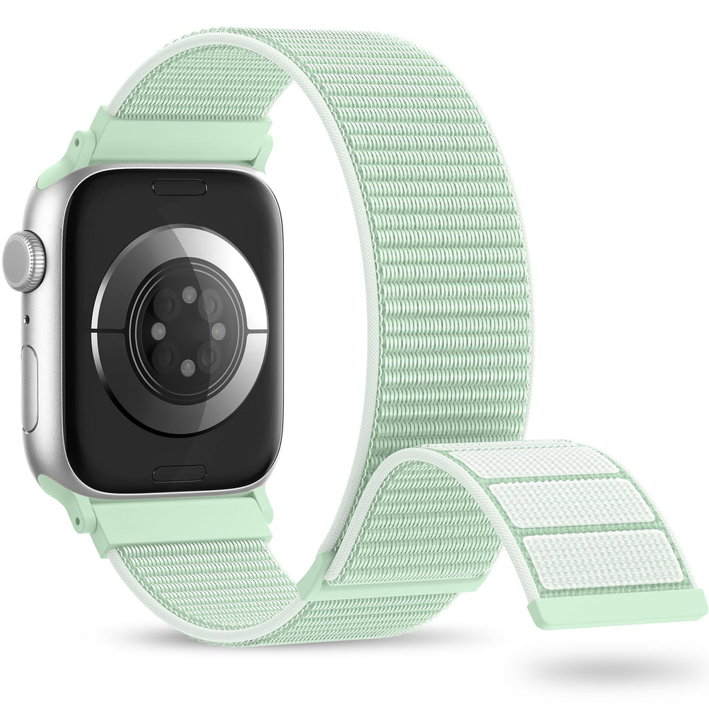 Nylon Sport Band Compatible with Apple Watch Band 38mm 40mm 41mm 42mm 44mm 45mm 46mm 49mm, Adjustable Breathable Women Men Braided Strap Loop for iWatch Series 11/10/9/8/7/6/5/SE Ultra 3/2/1