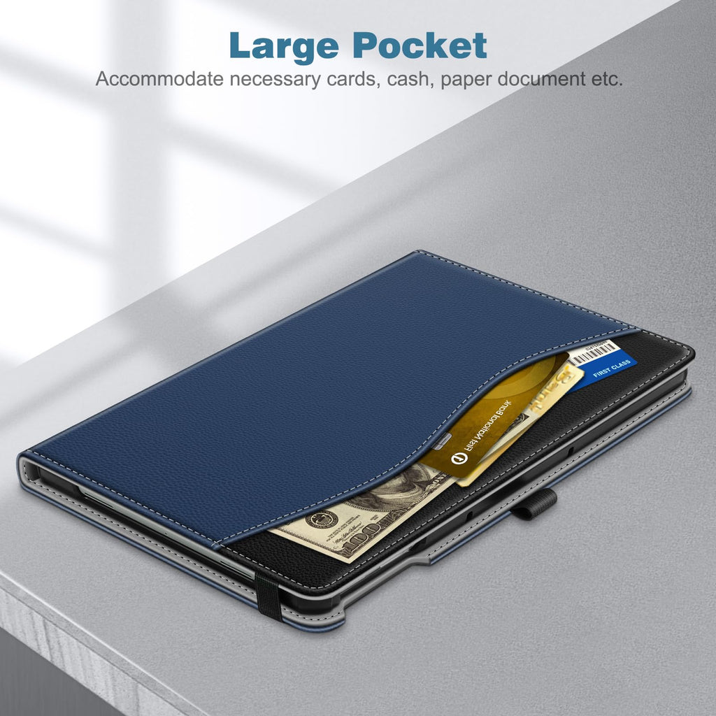 Fintie Case for Google Pixel Tablet 11 Inch 2023 Release, Multi-Angle Viewing Protective Stand Cover with Pocket & Pencil Holder Compatible with Charging Speaker Dock, Gray
